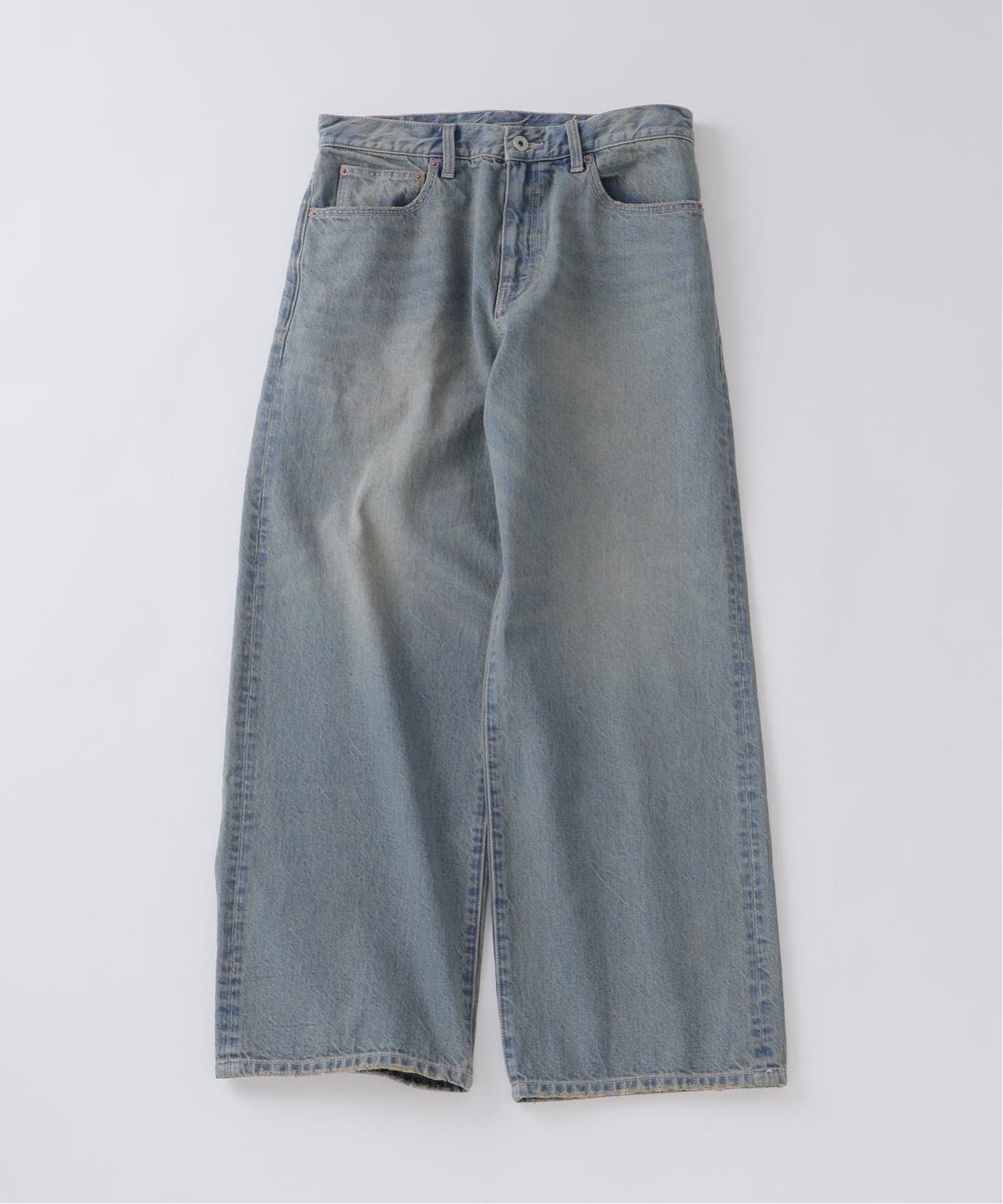 スモーキーデニム 11oz ワイドパンツ（デニムパンツ・ジーンズ