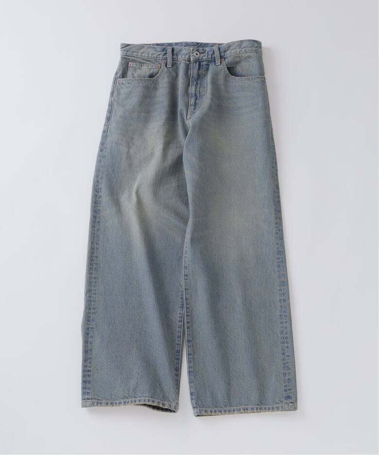 スモーキーデニム 11oz ワイドパンツ（デニムパンツ・ジーンズ 