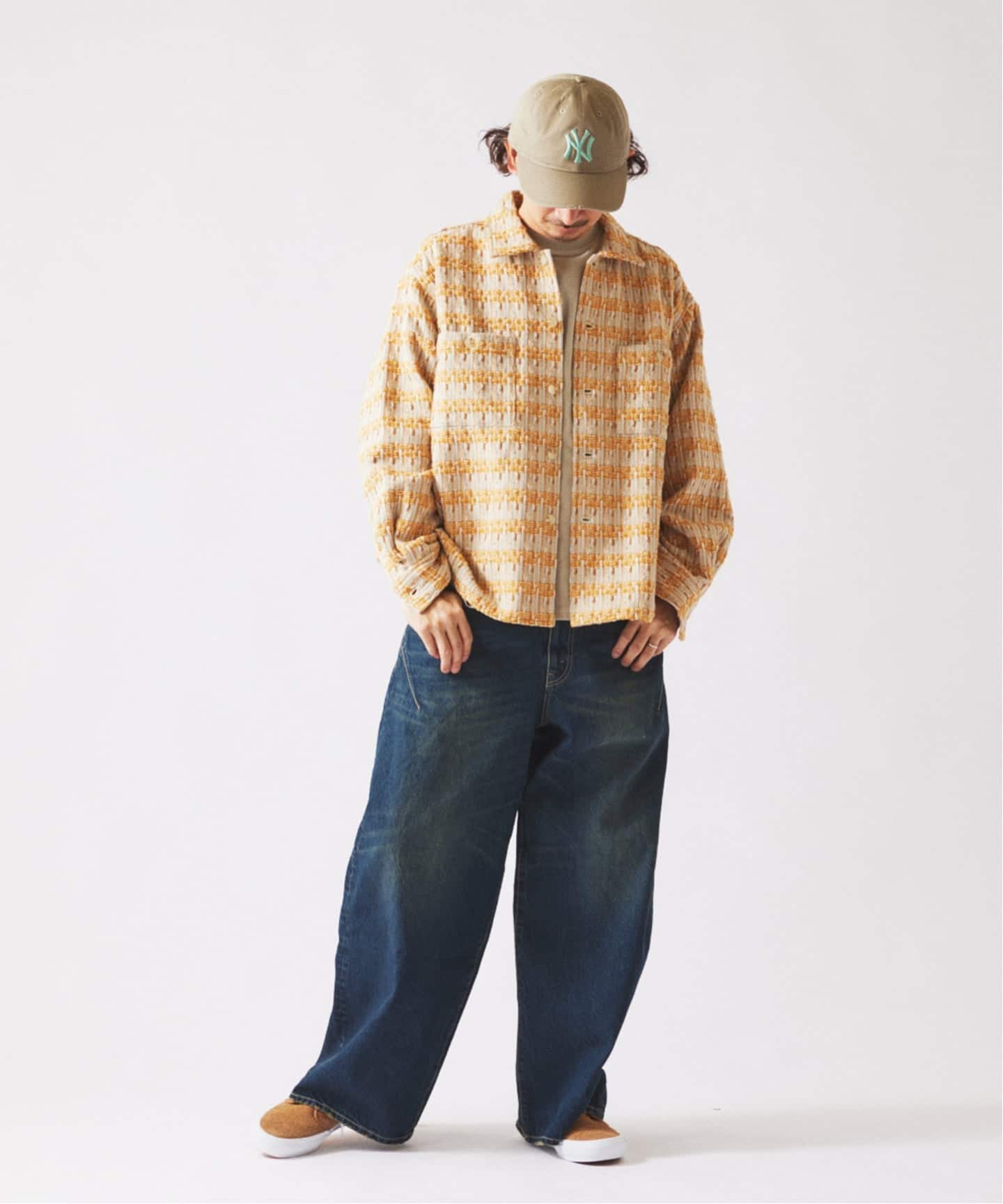 スモーキーデニム 11oz ワイド エンジニアド パンツ（デニムパンツ