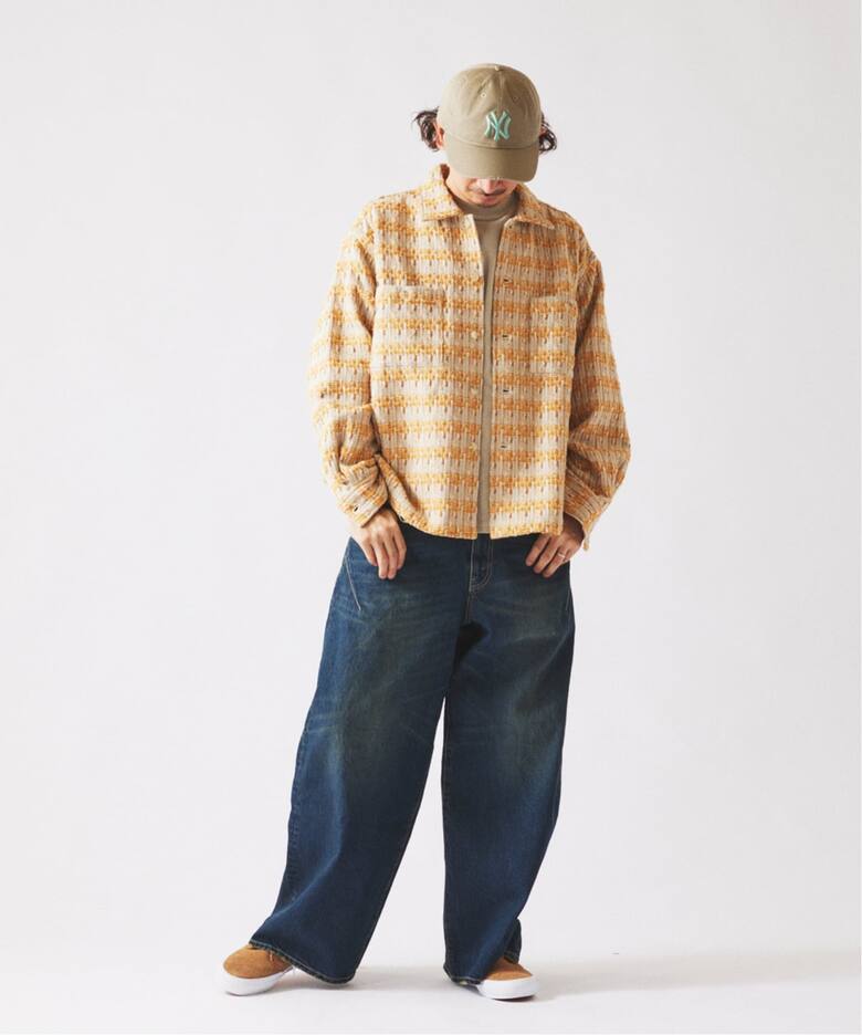スモーキーデニム 11oz ワイド エンジニアド パンツ（デニムパンツ 
