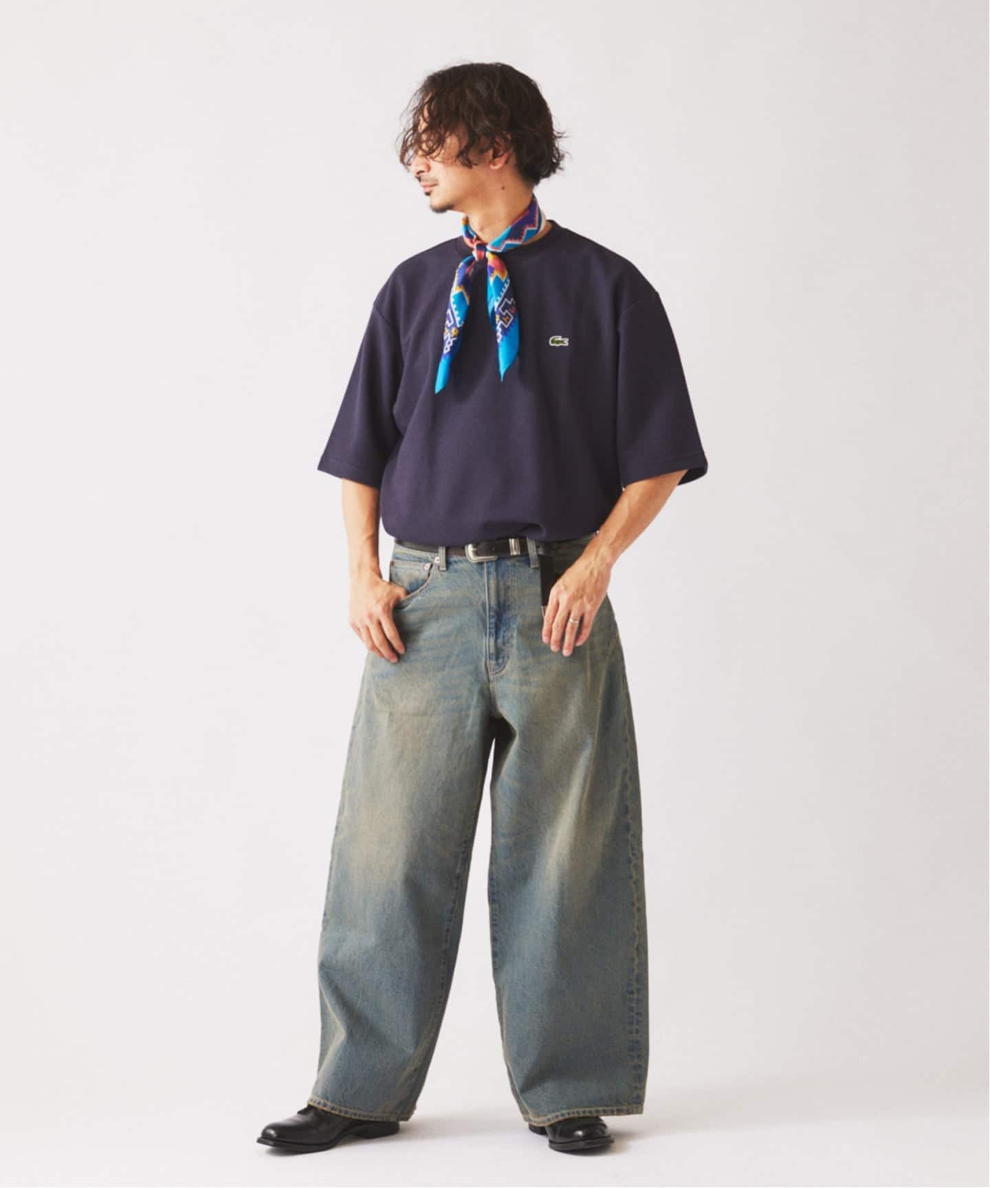 スモーキーデニム 11oz ワイド エンジニアド パンツ（デニムパンツ