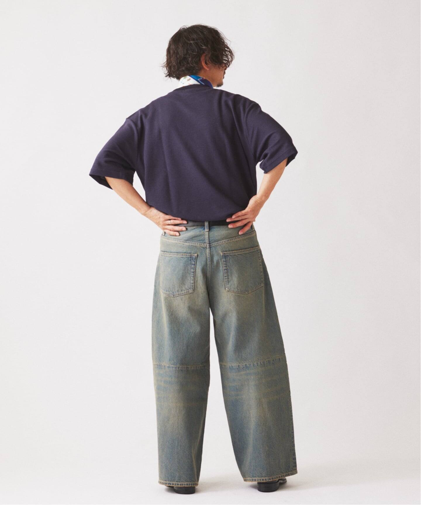 スモーキーデニム 11oz ワイド エンジニアド パンツ（デニムパンツ 