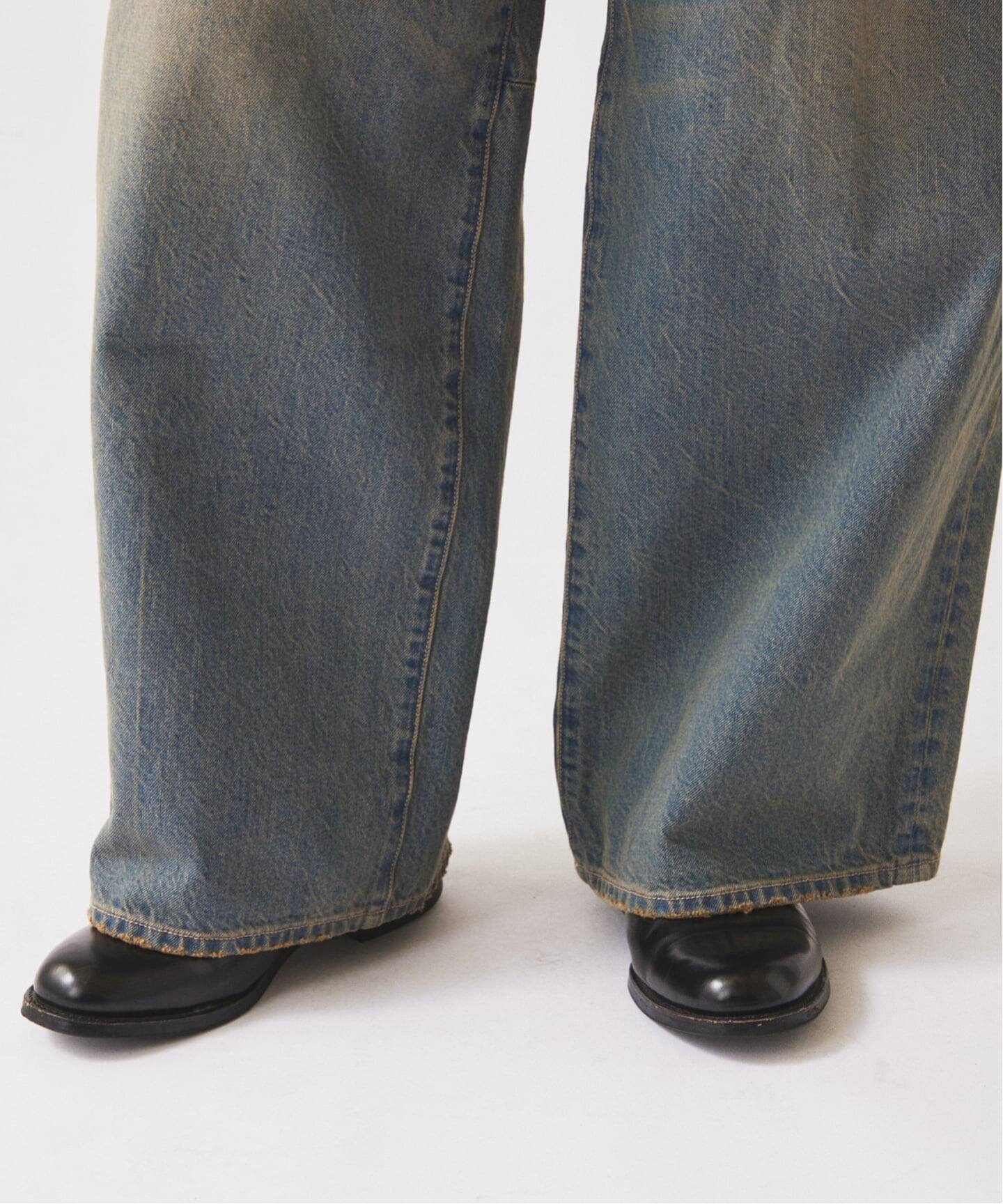 スモーキーデニム 11oz ワイド エンジニアド パンツ（デニムパンツ