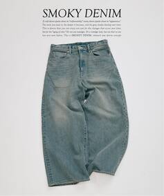 スモーキーデニム 11oz ワイド エンジニアド パンツ（デニムパンツ 