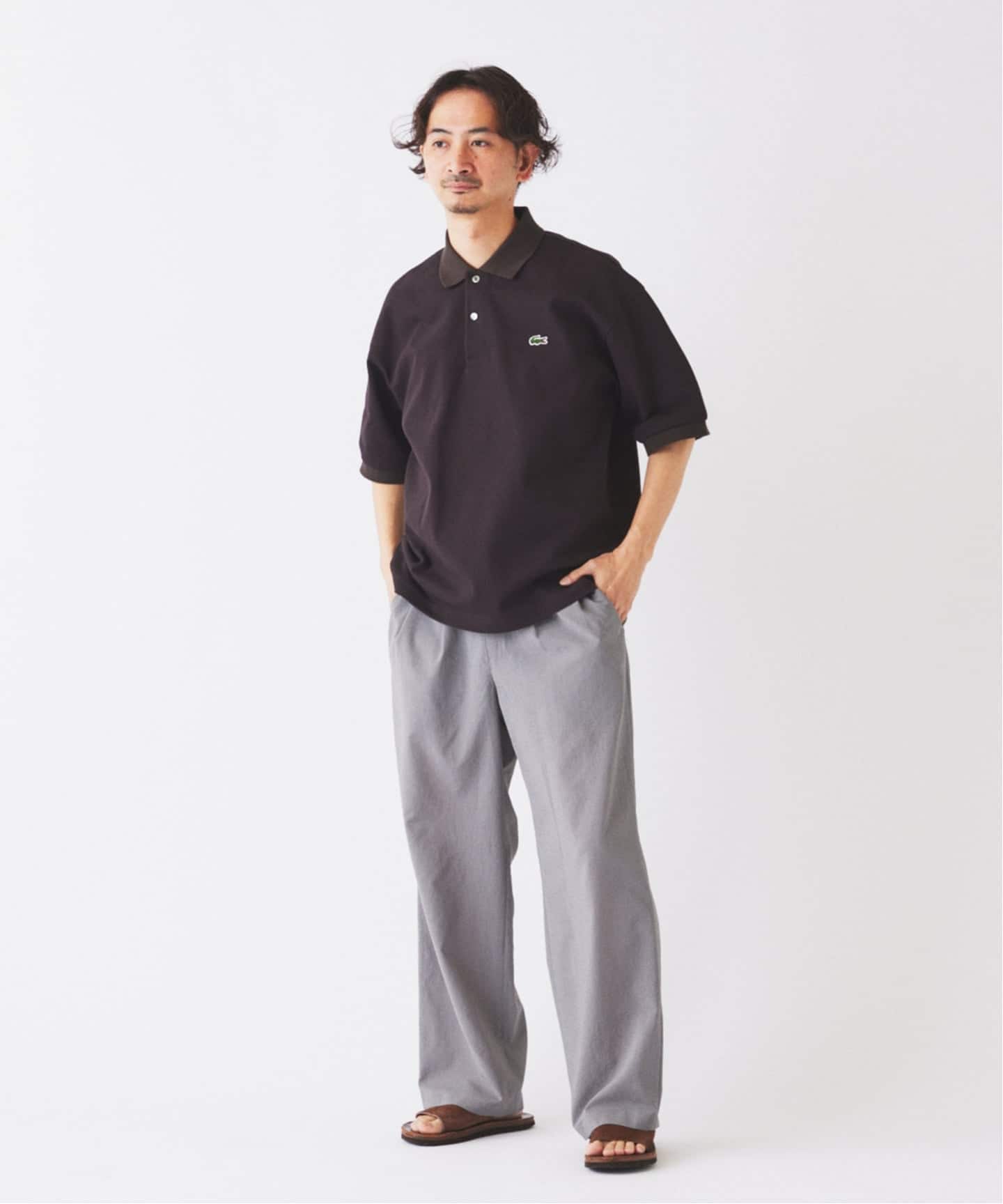 RIRANCHA(R)/ リランチェ シアー ワイドスラックス（スラックス