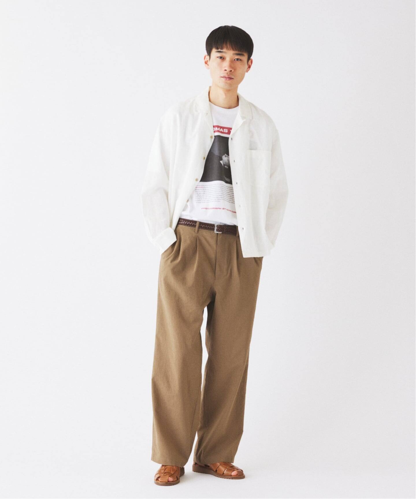 RIRANCHA(R)/ リランチェ シアー ワイドスラックス（スラックス