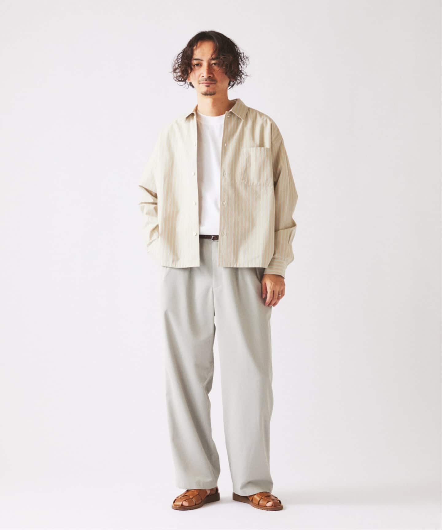 TRメッシュ ワイドスラックス (セットアップ対応可能)（スラックス