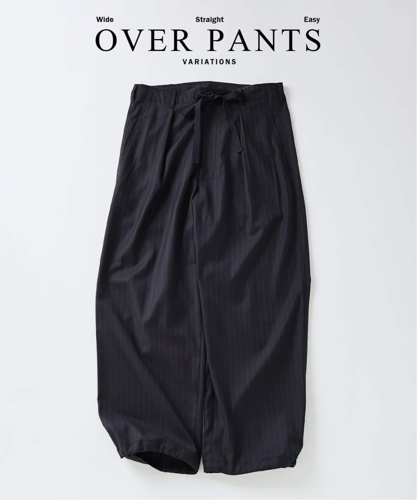 予約》ドビーストライプ オーバーパンツ（スラックス）｜JOURNAL
