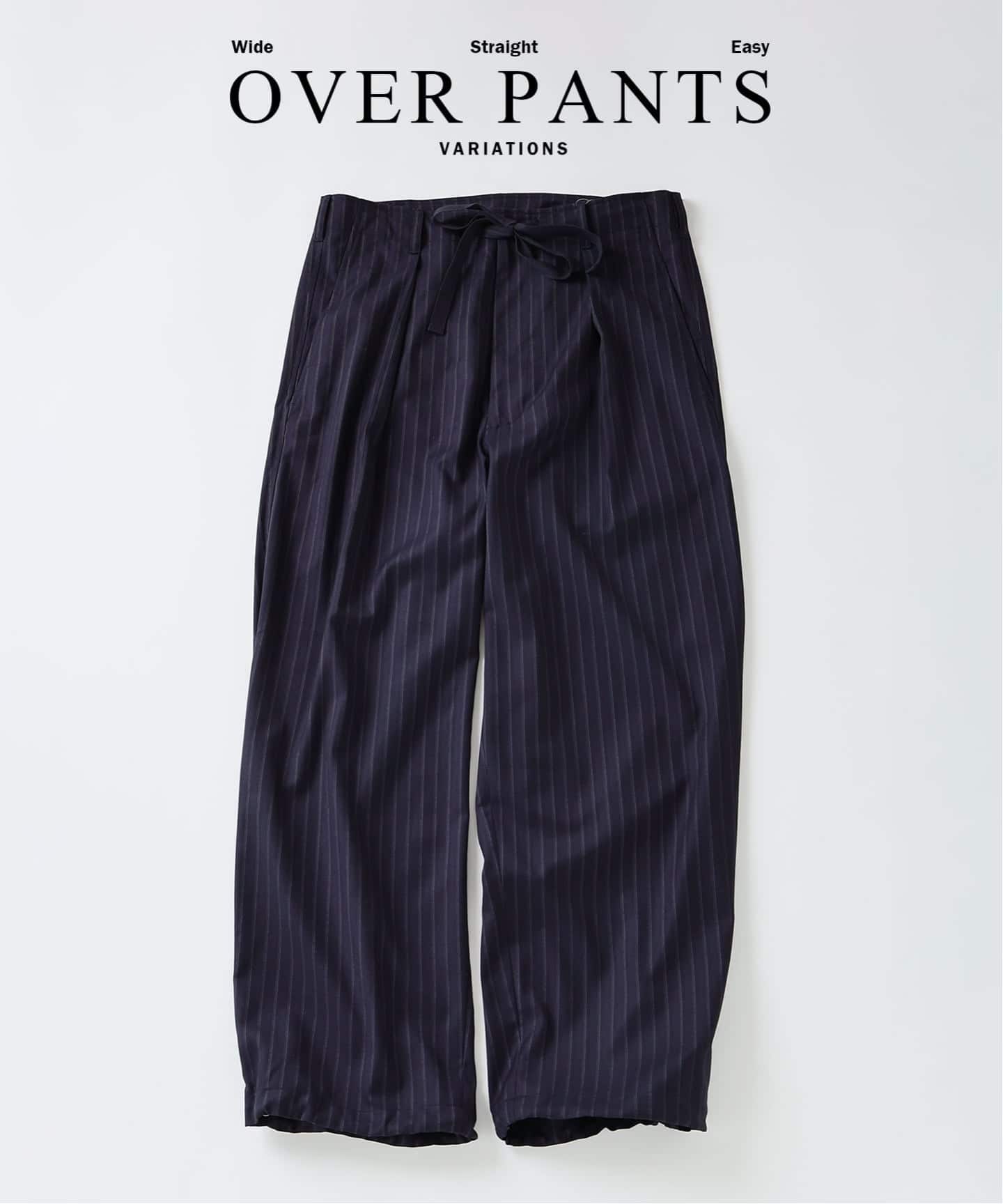 予約》ドビーストライプ オーバーパンツ（スラックス）｜JOURNAL