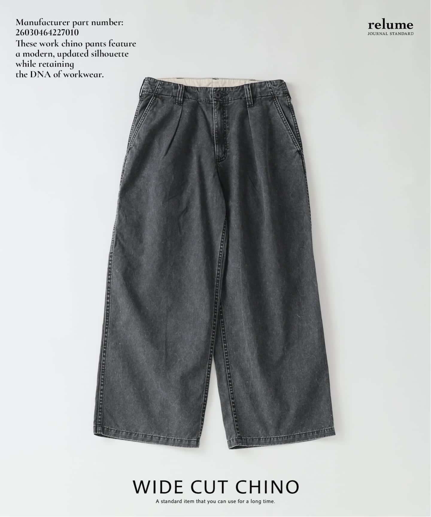 予約》ワイドカット フェード チノパンツ（チノパンツ）｜JOURNAL