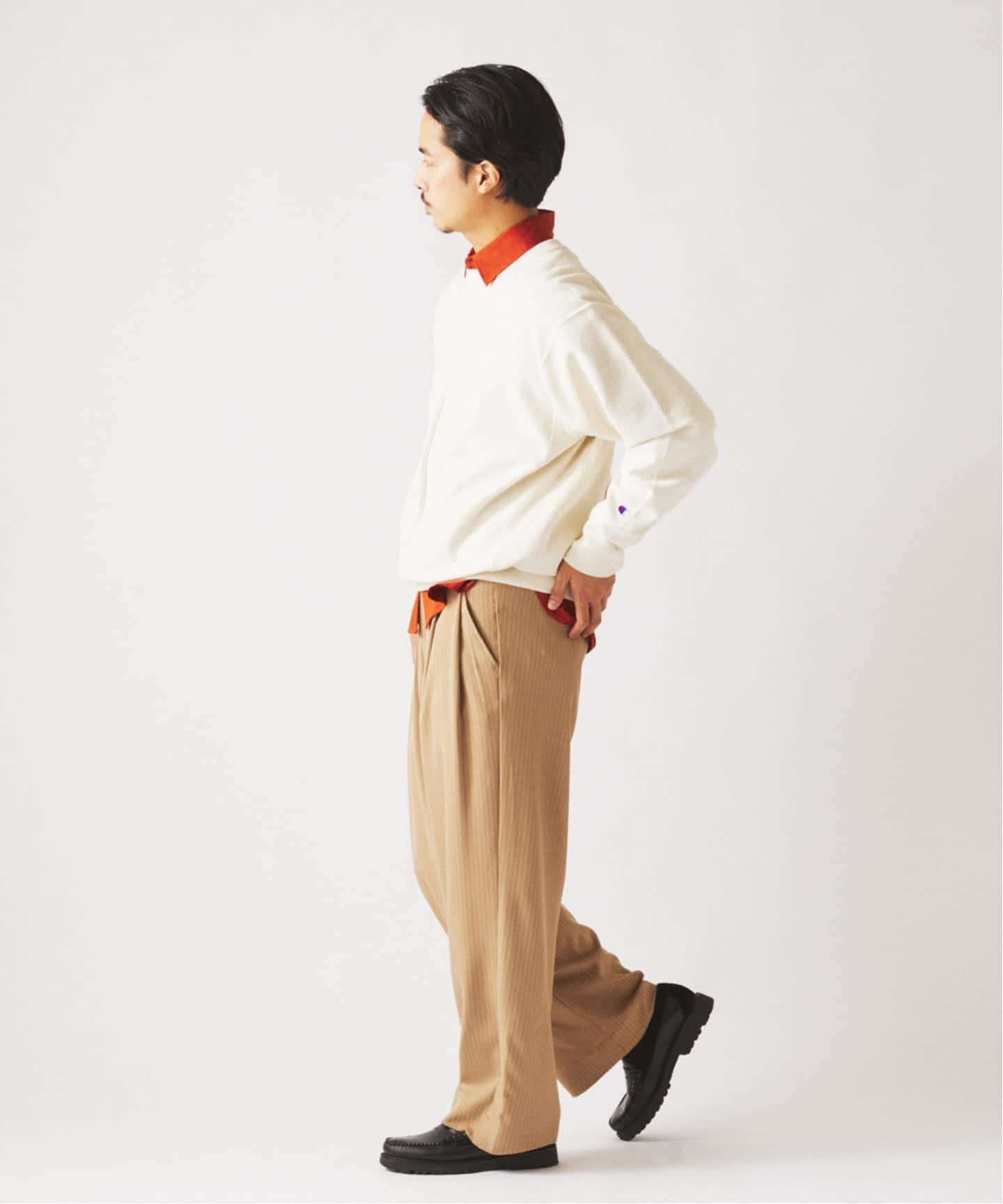 ヒールカット ルーズ ライトスラックス（スラックス）｜JOURNAL