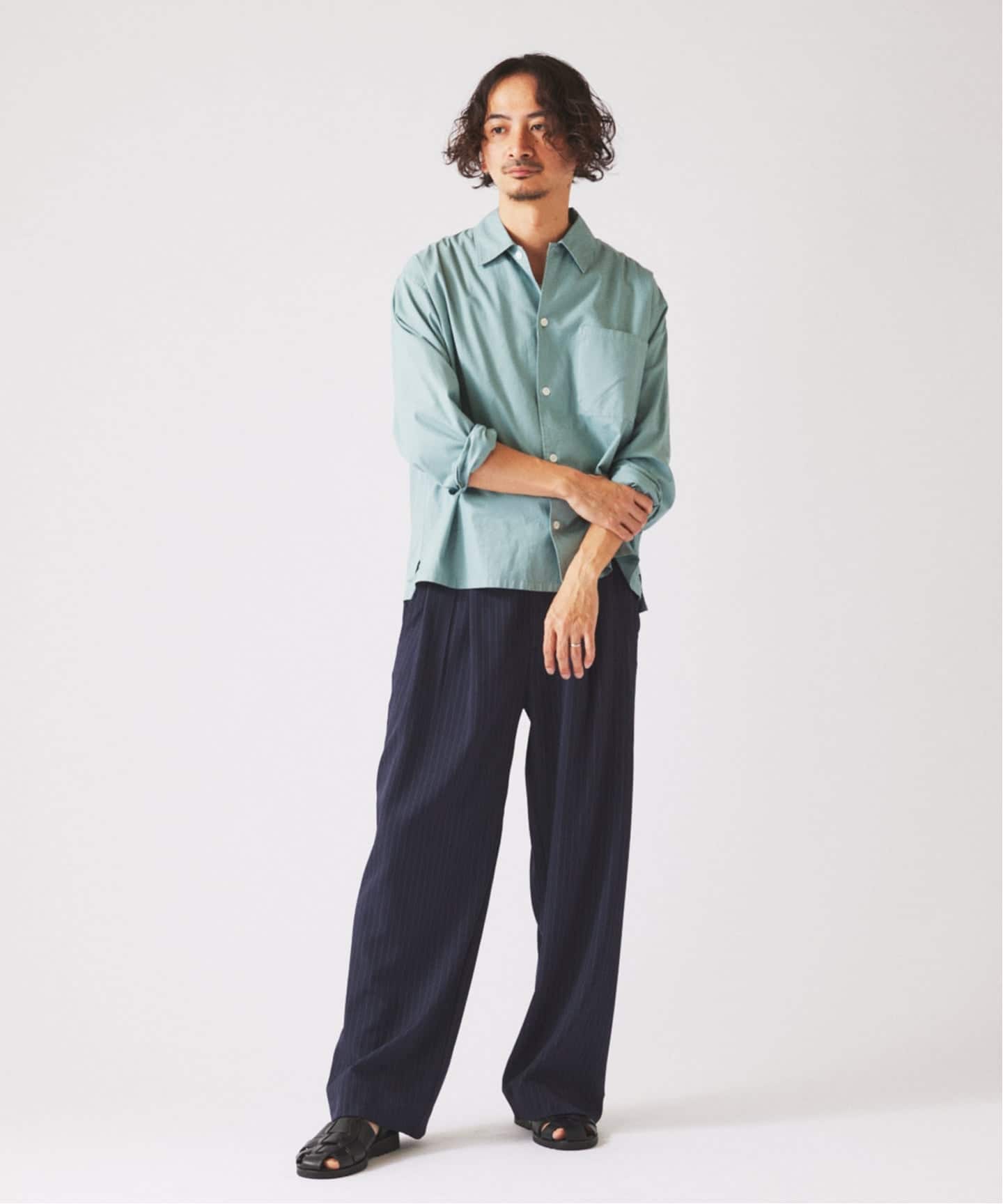 予約》ヒールカット ルーズライト スラックス（スラックス）｜JOURNAL