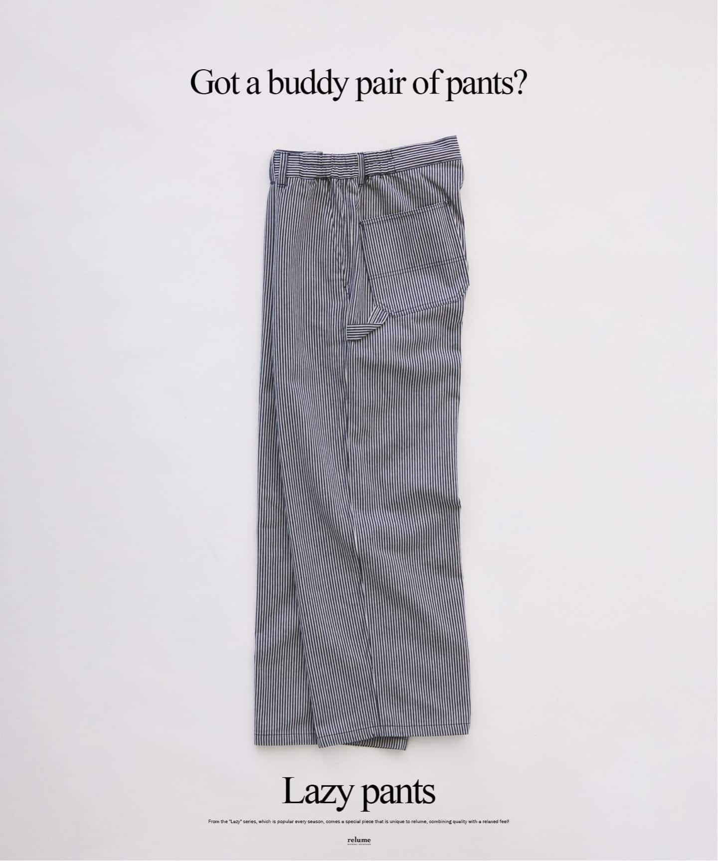 予約》デニム＆ヒッコリー ”レイジー” ペインターパンツ（デニムパンツ