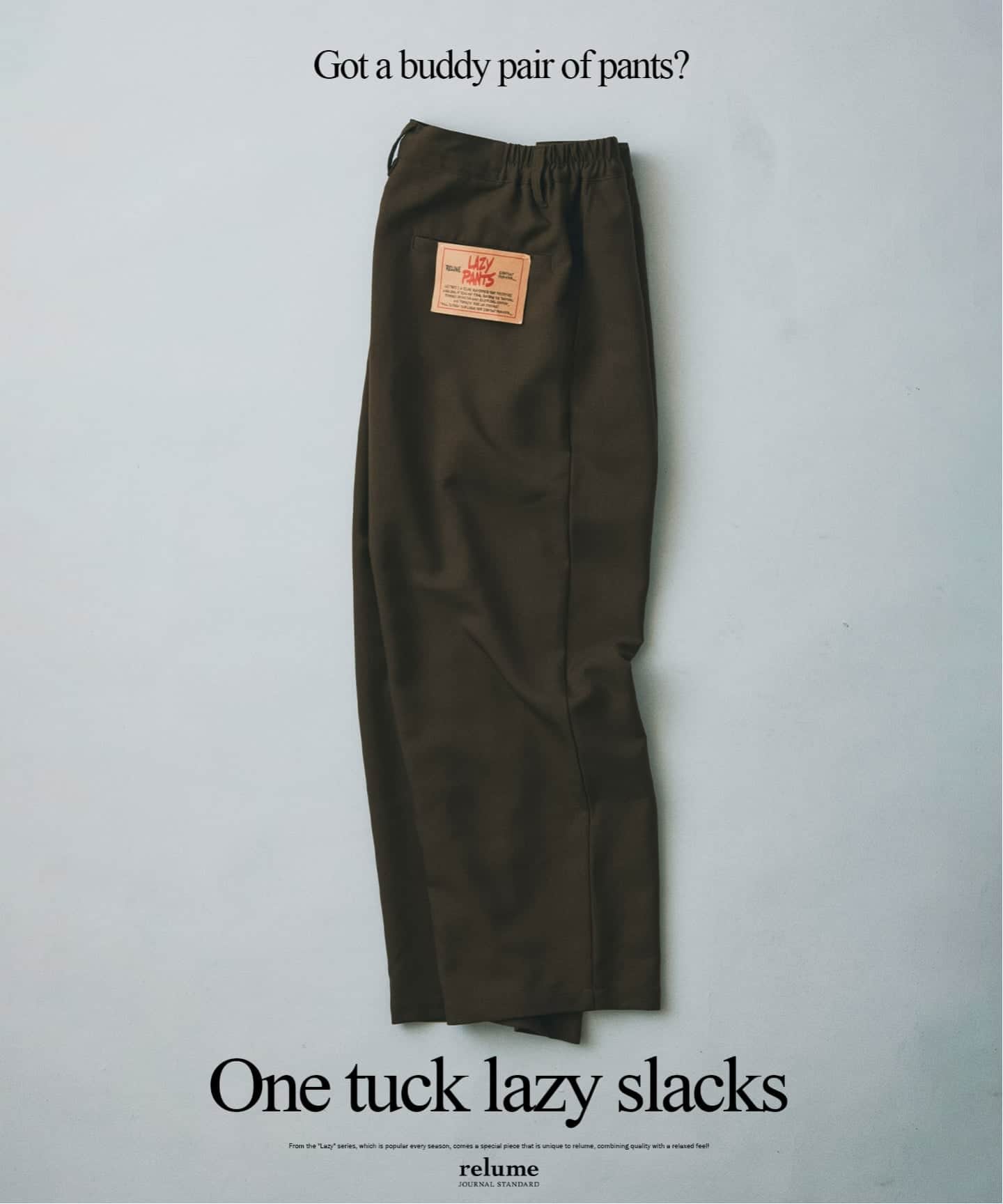 JOURNAL STANDARD relume｜ジャーナルスタンダード レリュームのパンツ