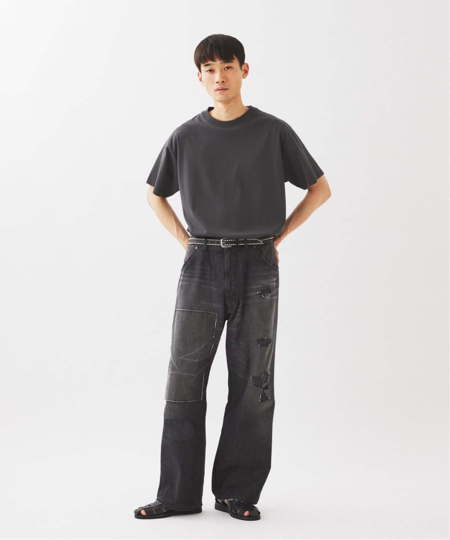 Relume Jeans＞リメイク ライトオンス デニムペインターパンツ（デニム