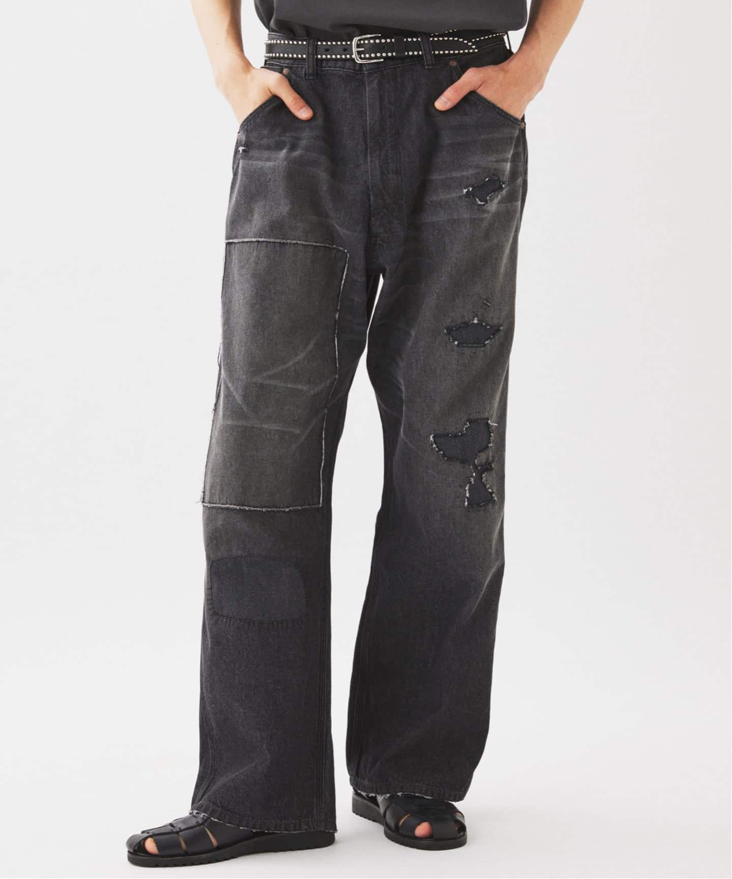 Relume Jeans＞リメイク ライトオンス デニムペインターパンツ（デニム