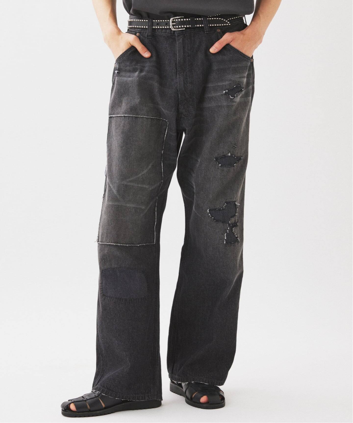 Relume Jeans＞リメイク ライトオンス デニムペインターパンツ（デニム 