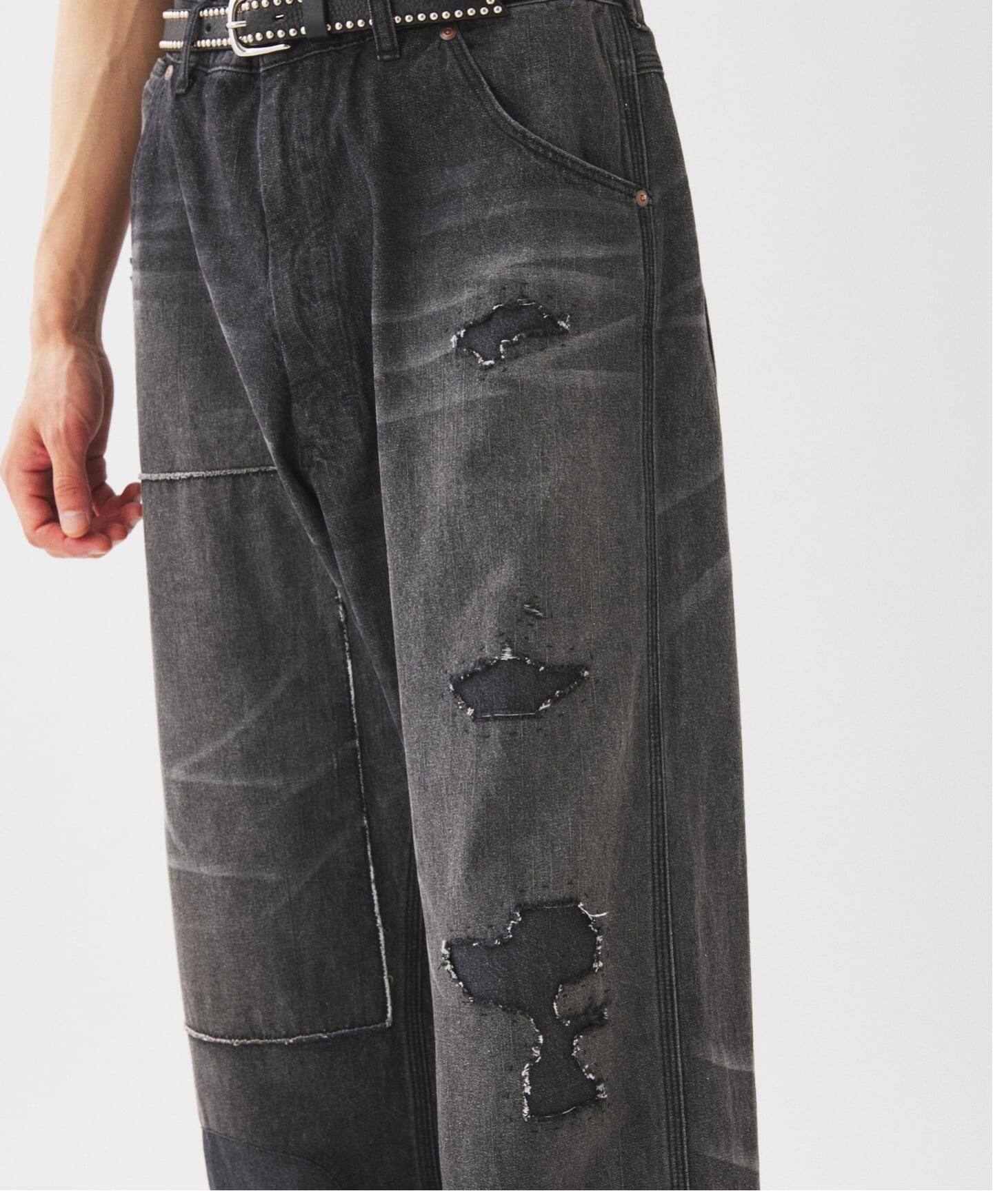 Relume Jeans＞リメイク ライトオンス デニムペインターパンツ（デニム
