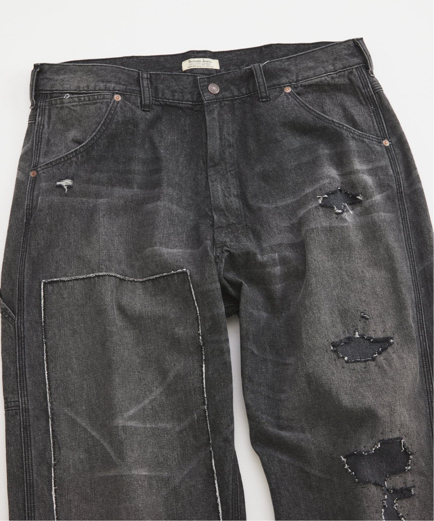 Relume Jeans＞リメイク ライトオンス デニムペインターパンツ（デニム