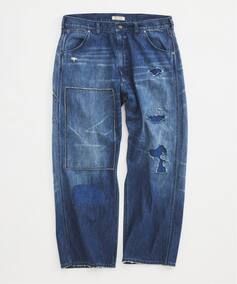 予約》＜Relume Jeans＞リメイク ライトオンス デニムペインターパンツ 
