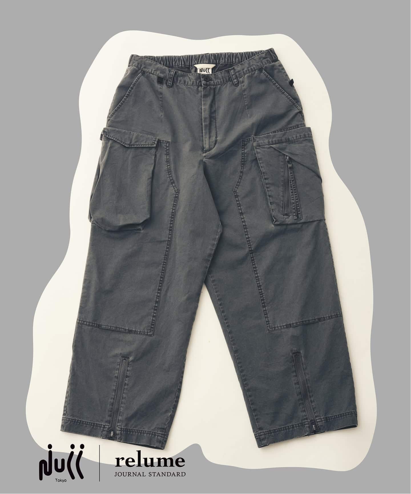 NULL TOKYO / ヌル トウキョウ 別注 アウトサイド ロング パンツ
