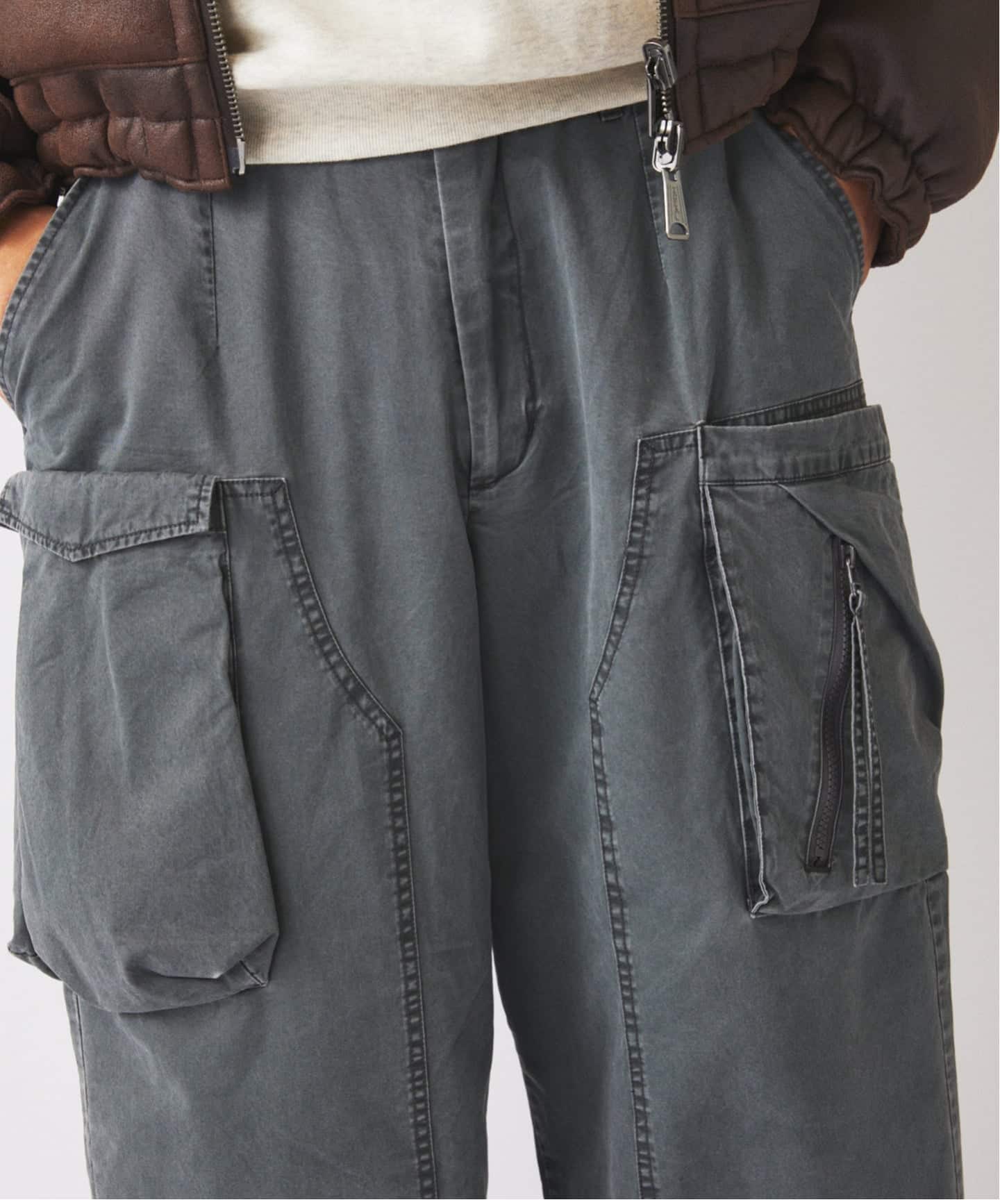 NULL TOKYO / ヌル トウキョウ 別注 アウトサイド ロング パンツ