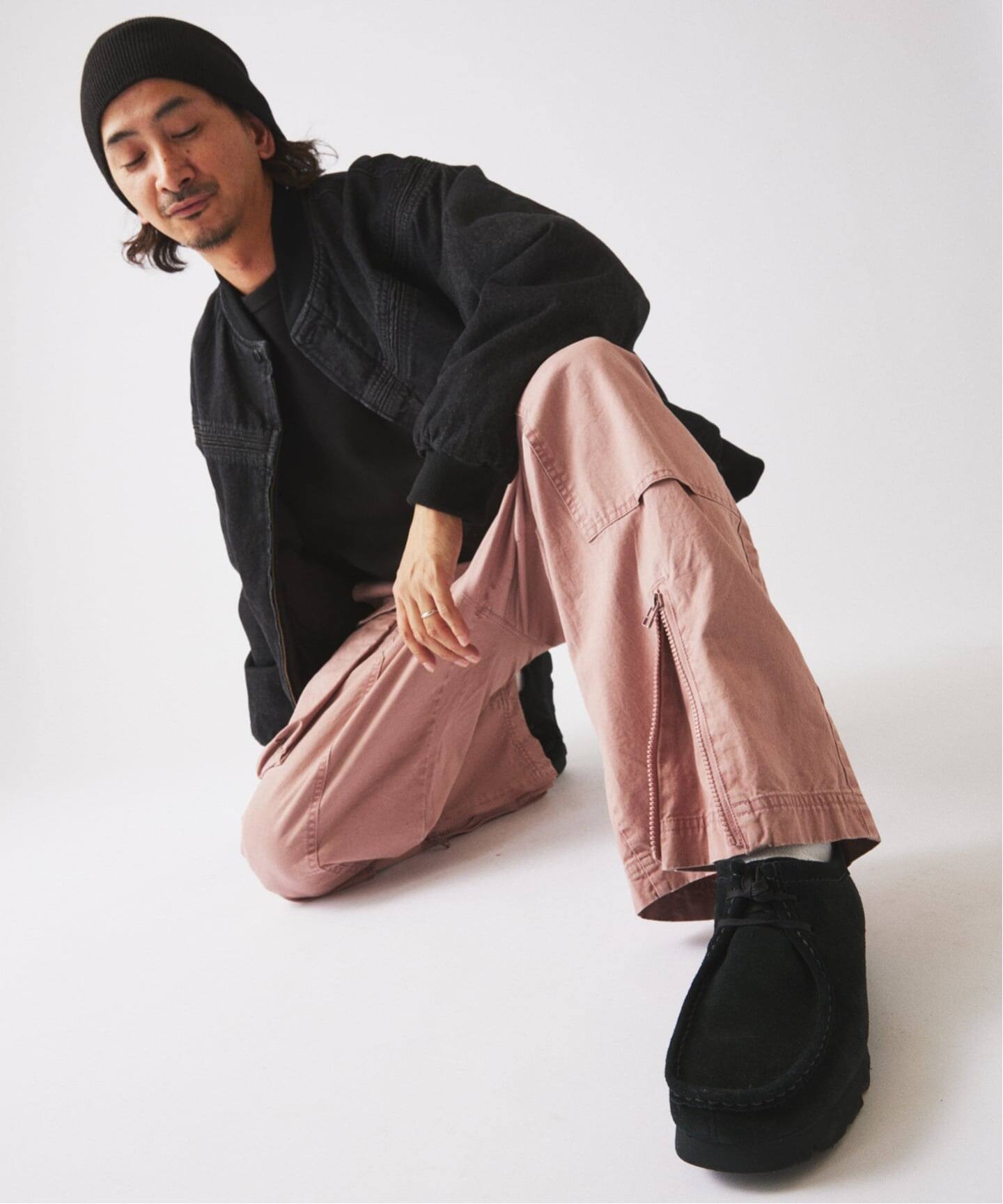 NULL TOKYO / ヌル トウキョウ 別注 アウトサイド ロング パンツ