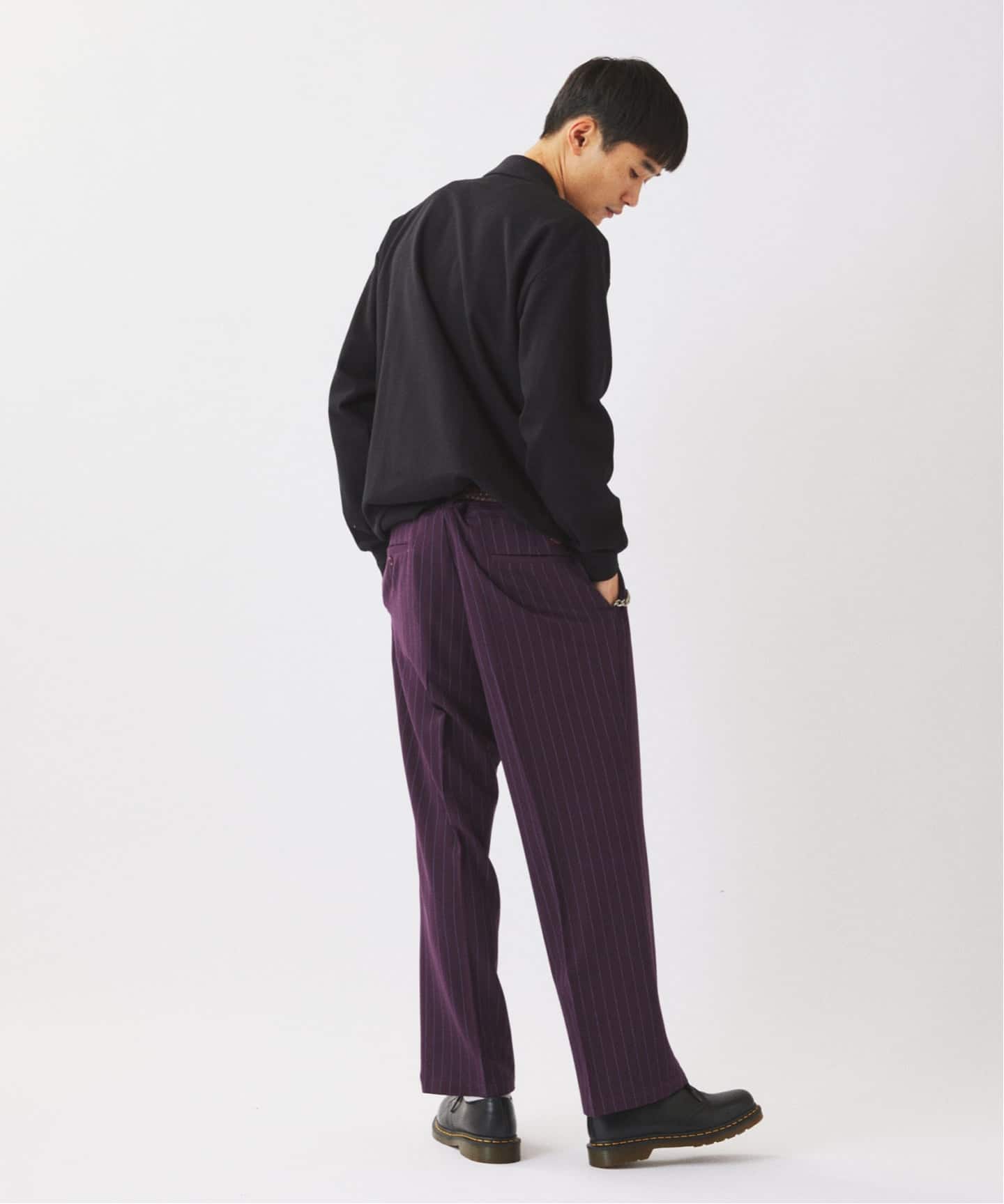 Dickies relume別注 ピンタック ワイドスラックス黒M新品未使用 予約》Dickies / ディッキーズ 別注 ピンタック ワイドスラックス