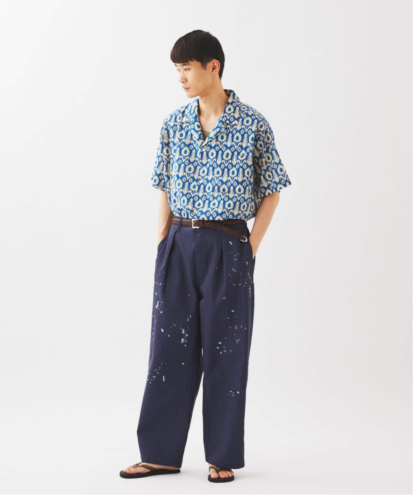 Dickies / ディッキーズ 別注 スプラッシュ 刺繍 カーブ ワークパンツ