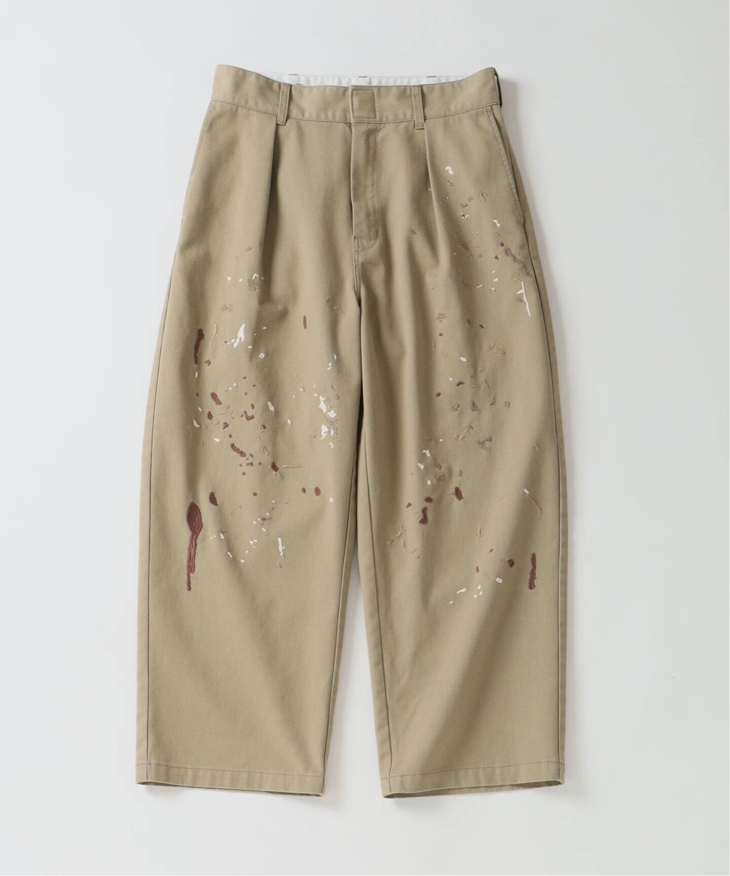 Dickies / ディッキーズ 別注 スプラッシュ 刺繍 カーブ ワークパンツ