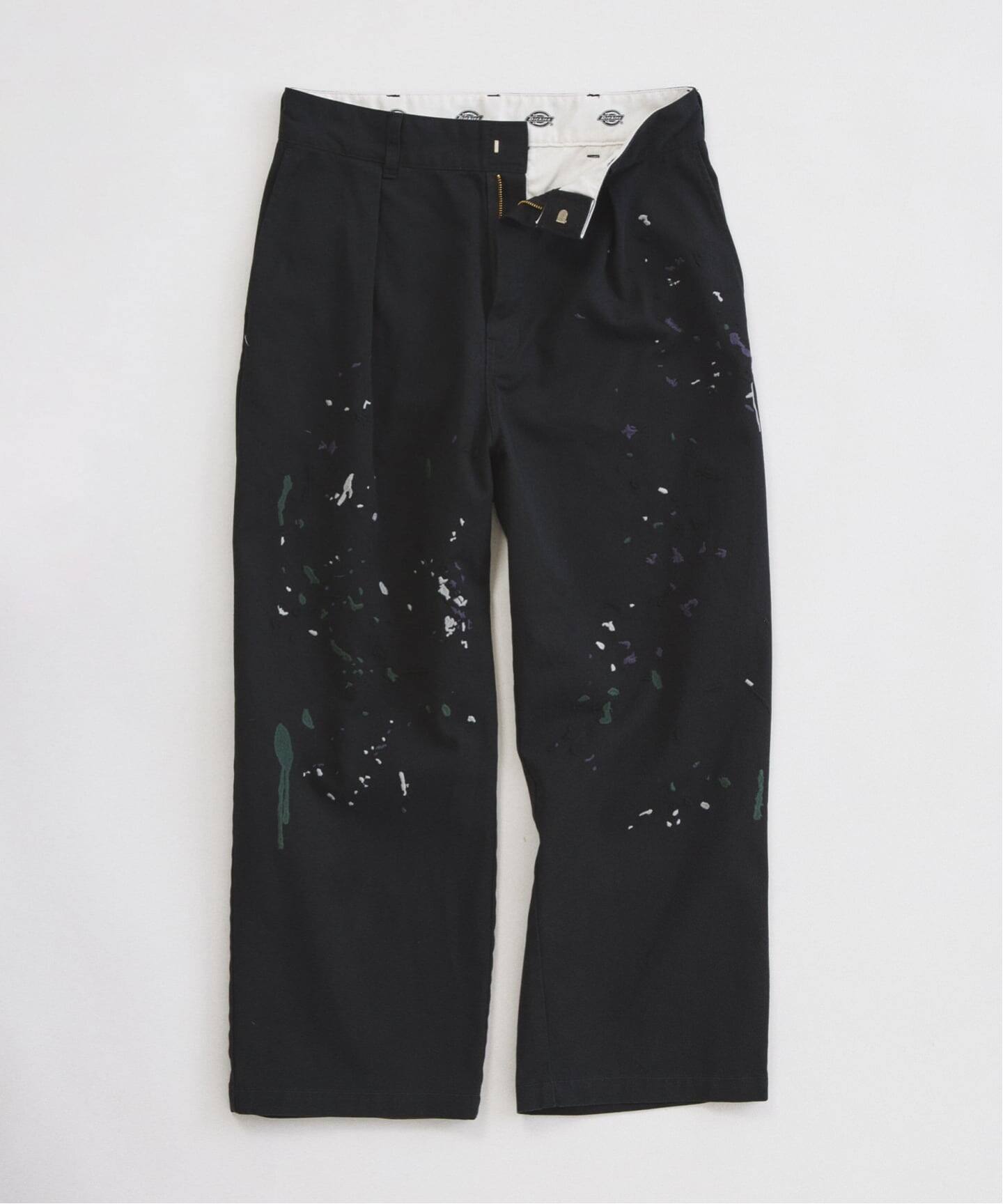 Dickies / ディッキーズ 別注 スプラッシュ 刺繍 カーブ ワークパンツ
