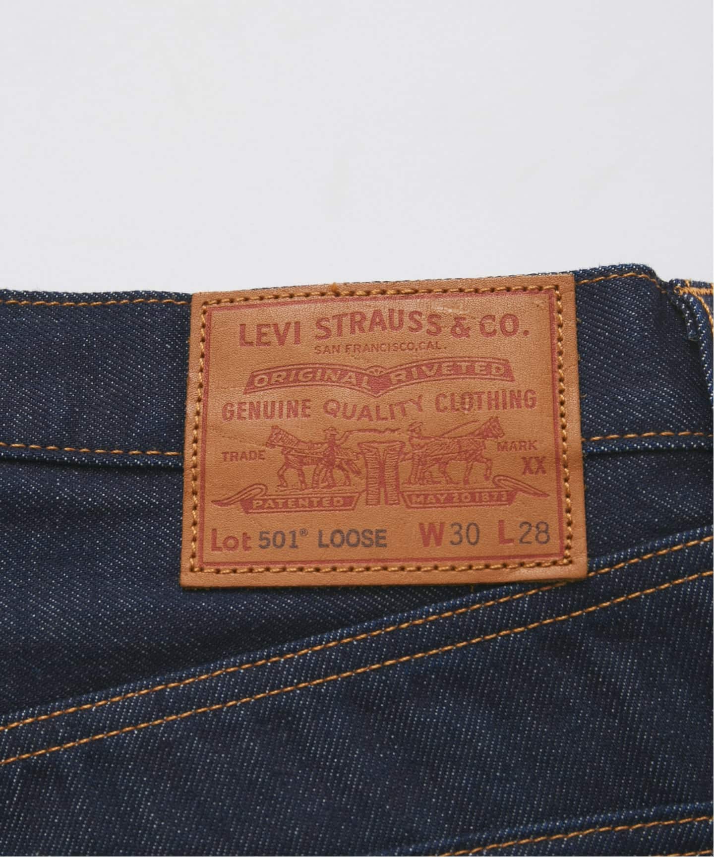 予約》【L28】LEVI'S (R) / リーバイス 別注 501(R) ルーズ（デニム