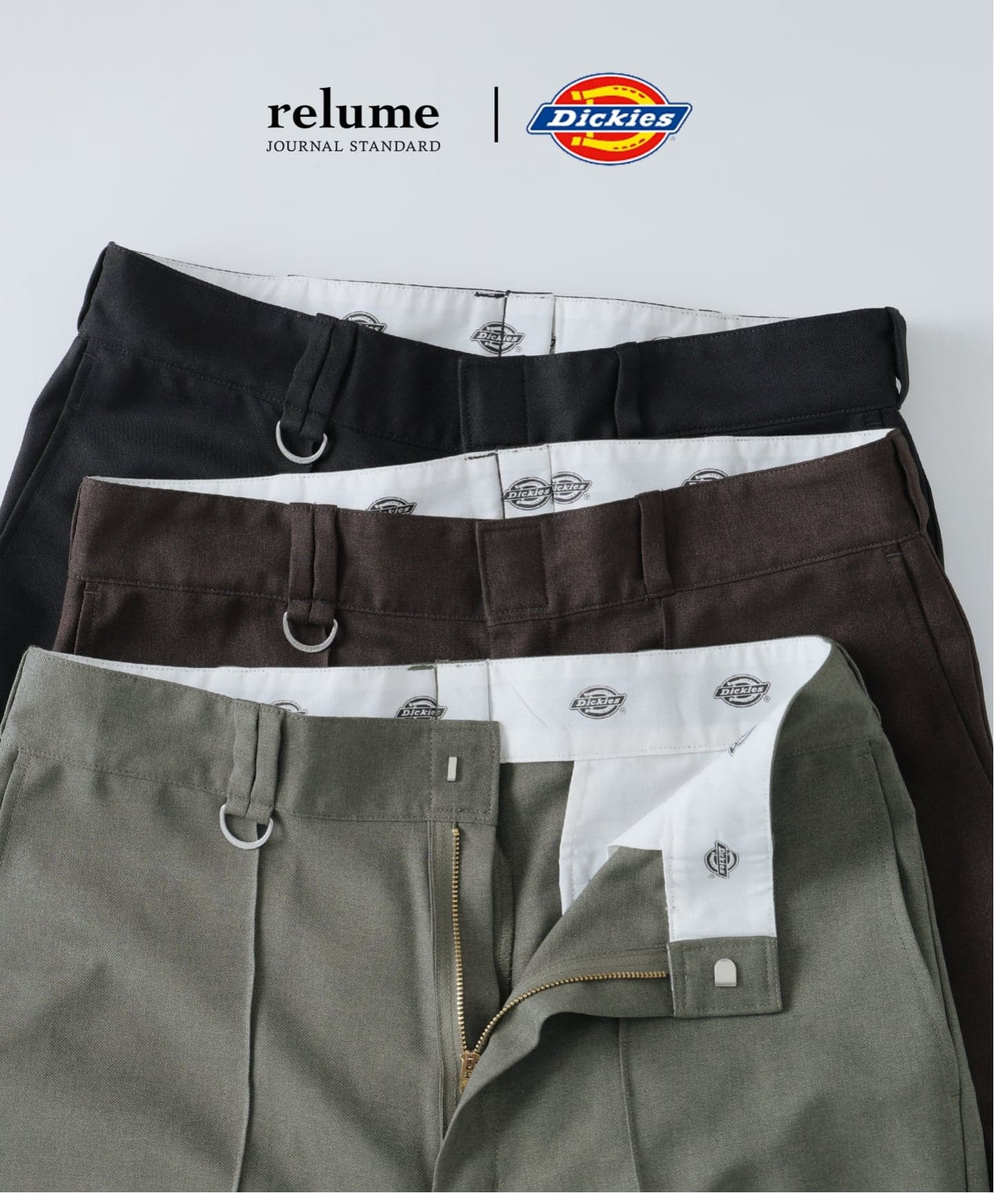 Dickies / ディッキーズ 別注 ピンタック ワイドスラックス
