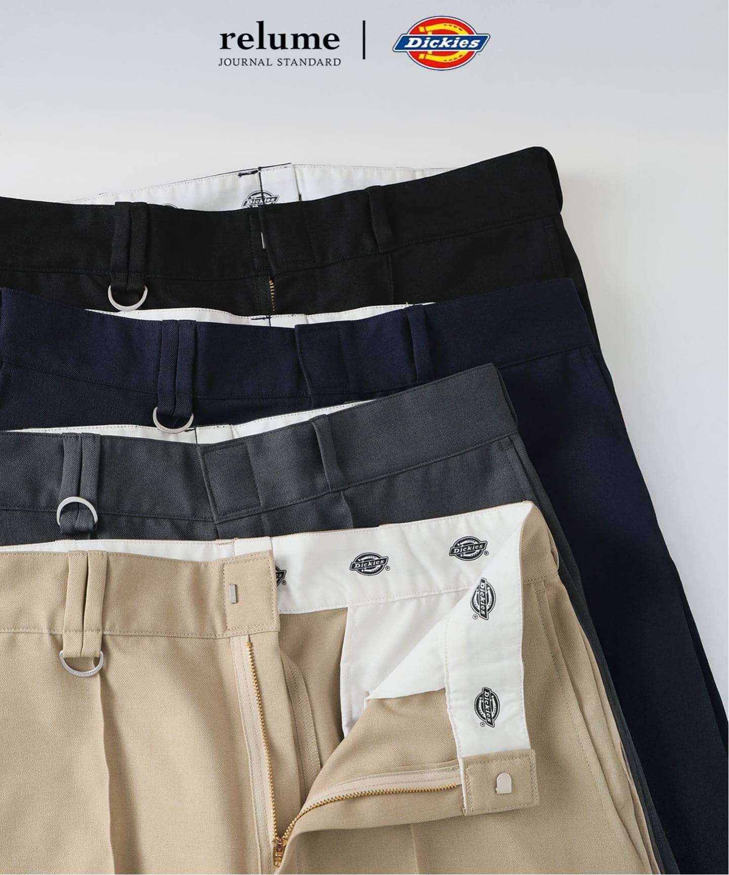 Dickies / ディッキーズ 別注 ピンタック ワイドスラックス