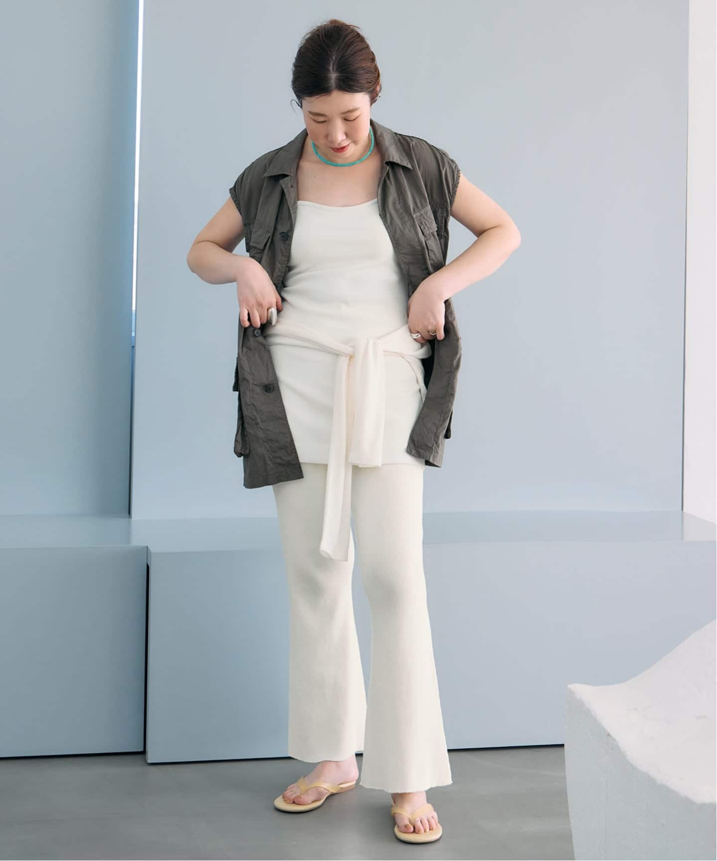 EMILY WEEK×FRAMeWORK コラボニットパンツ（その他パンツ）｜EMILY