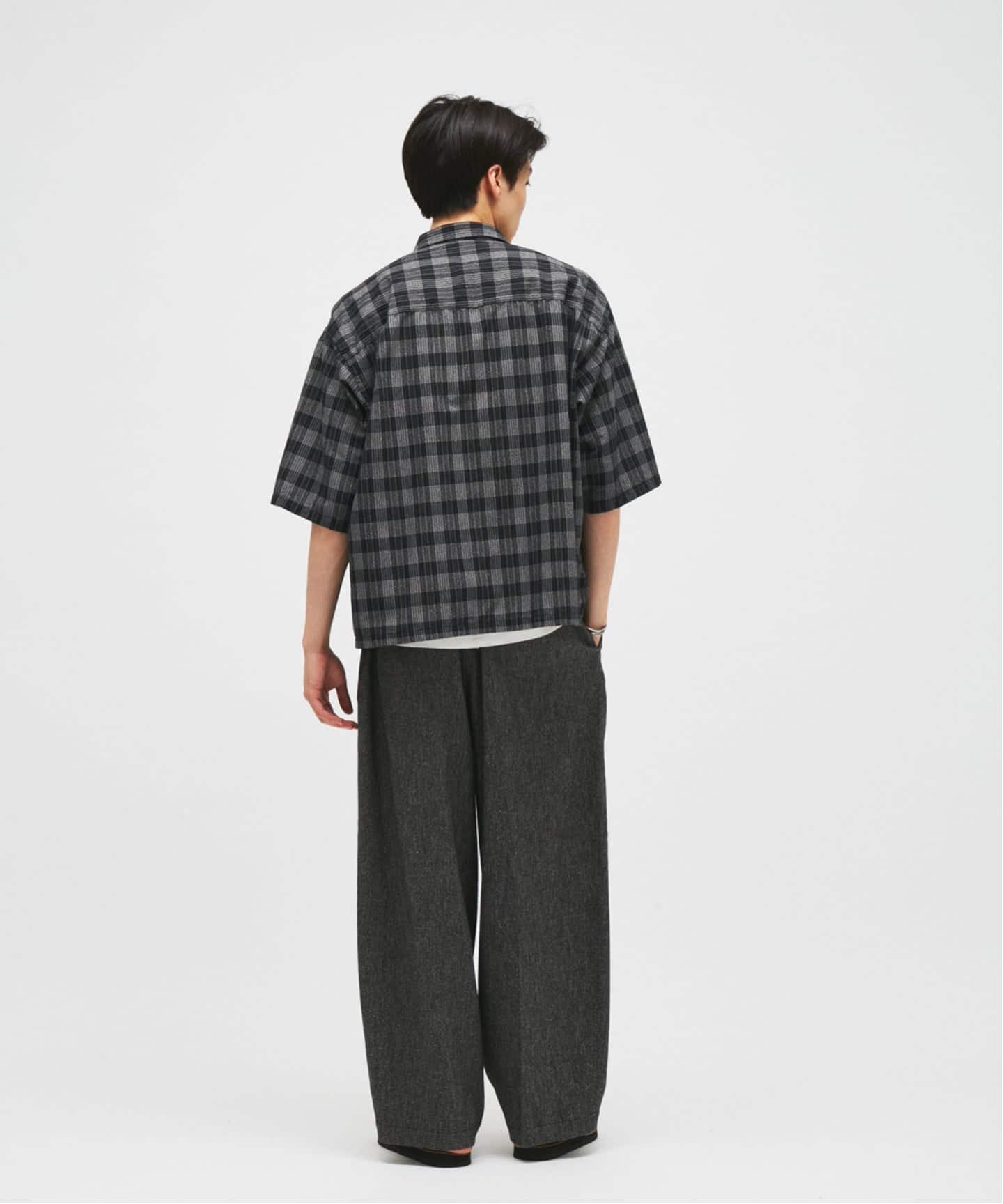 J.S.Homestead / シルクネップ ツイード インフレーション スラックス