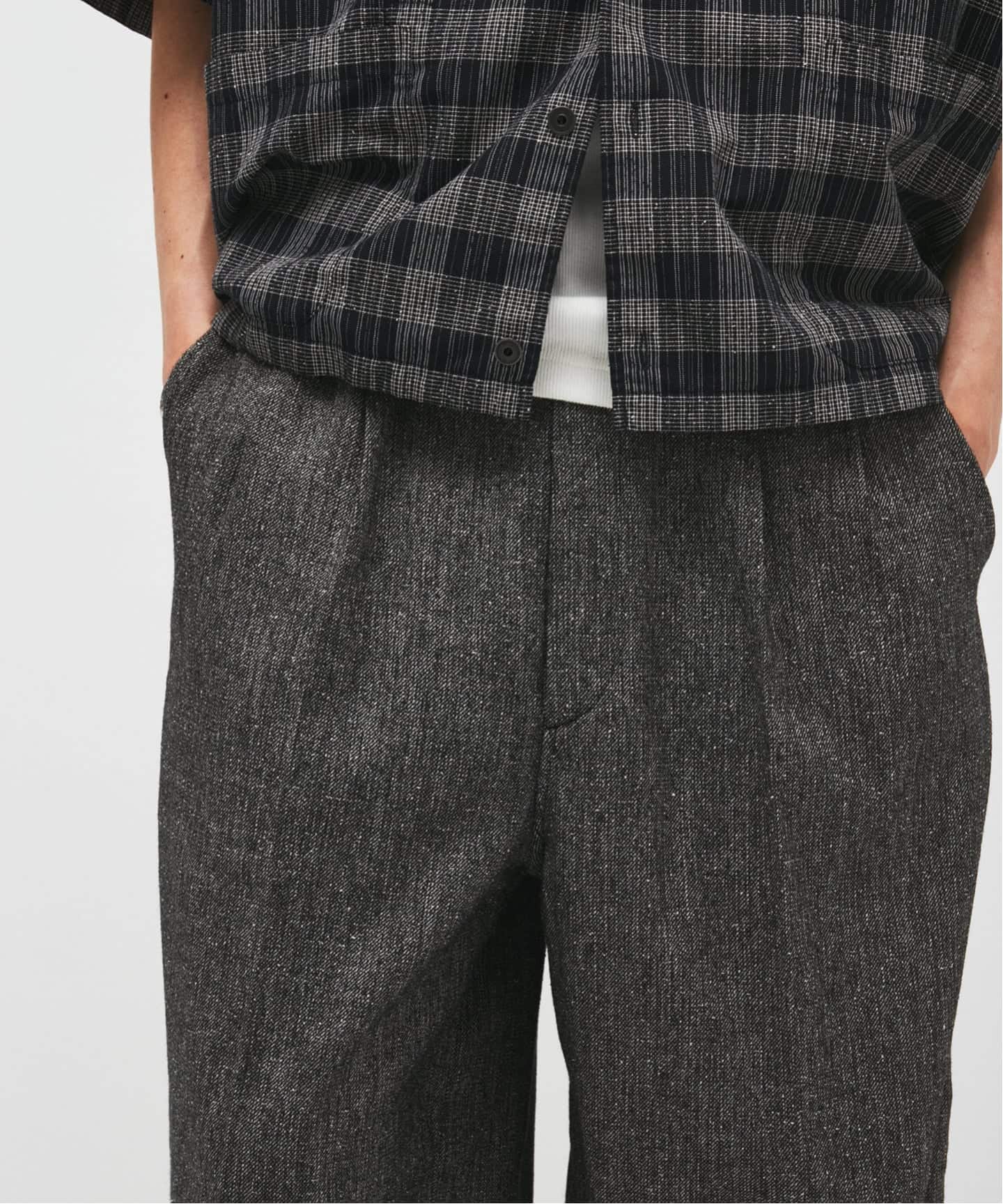 本日22時迄特別値下engineered garments クレイジツイードjk J.S.Homestead / シルクネップ ツイード インフレーション スラックス