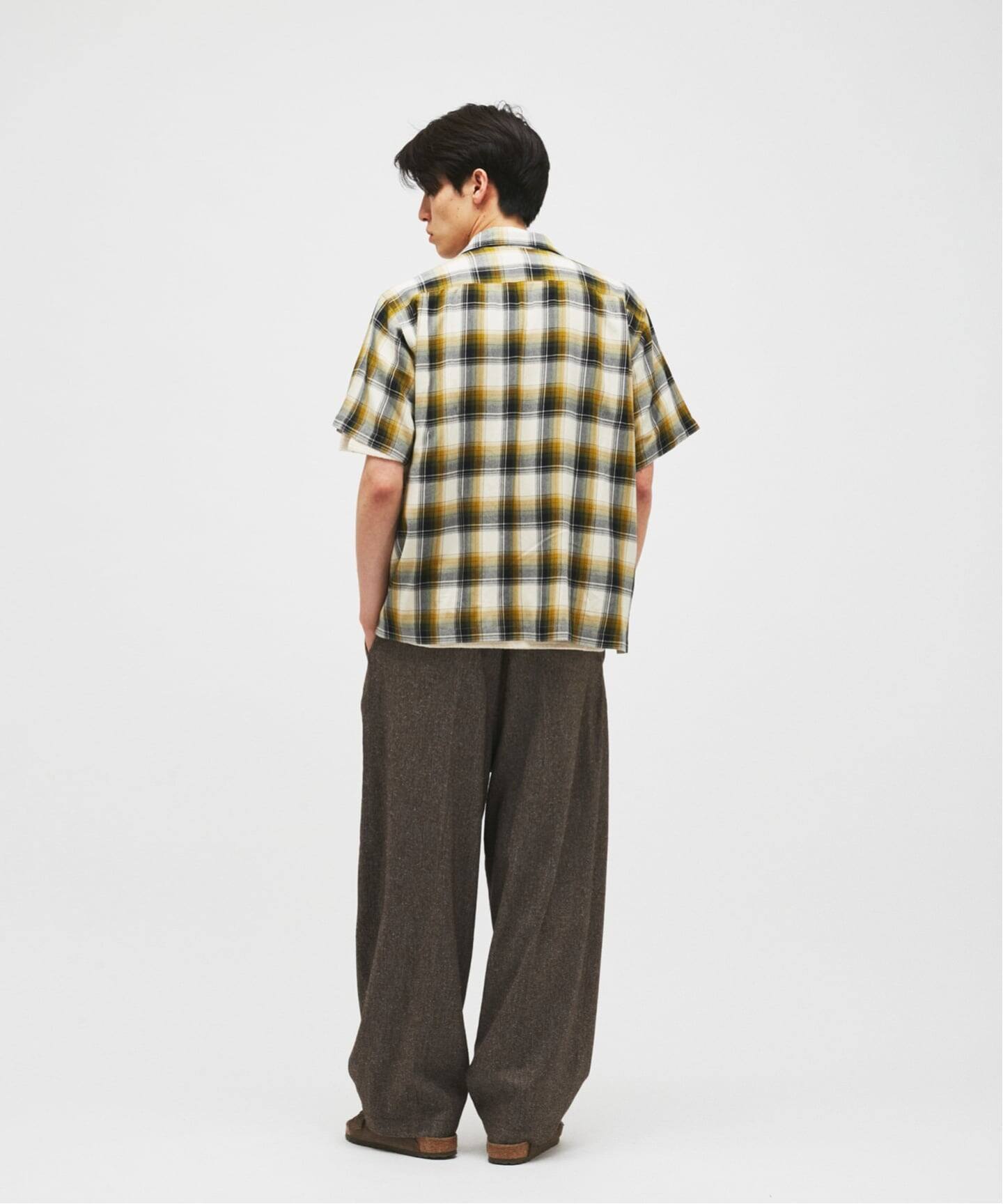 J.S.Homestead / シルクネップ ツイード インフレーション スラックス