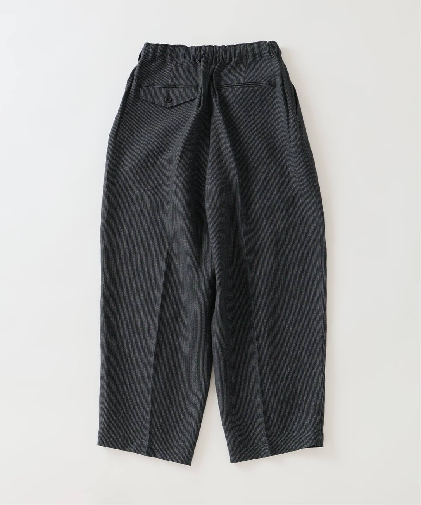 J4053 美品 ロータ 25SS 581リネン1Pスラックス インディゴ 50 J.S.Homestead / コーデュロイ インフレーション スラックス