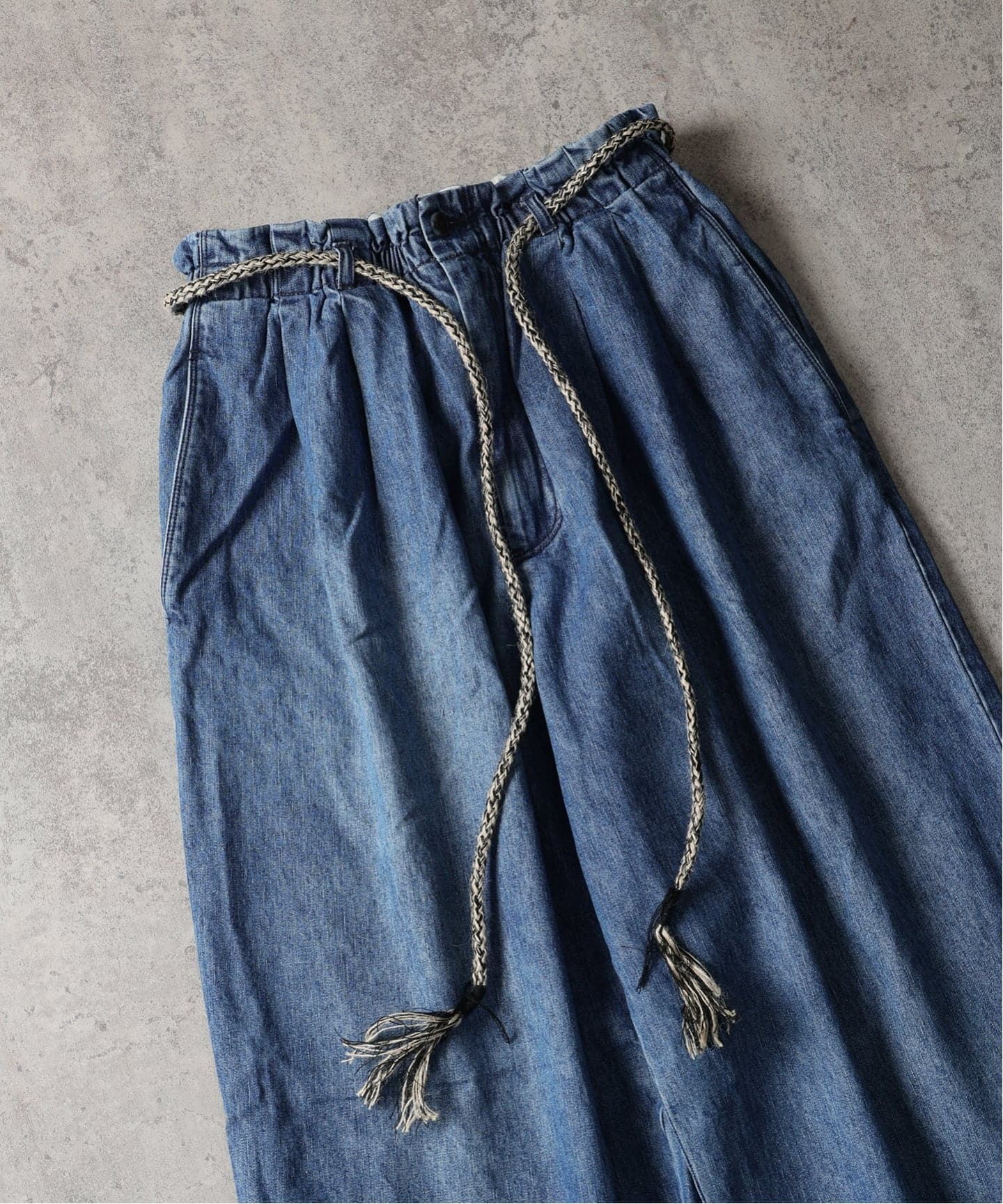 J.S.Homestead / コットン リネン デニム パンツ（デニムパンツ