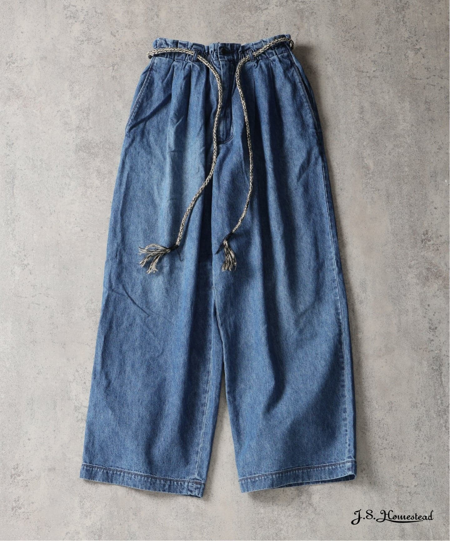 J.S.Homestead / コットン リネン デニム パンツ（デニムパンツ