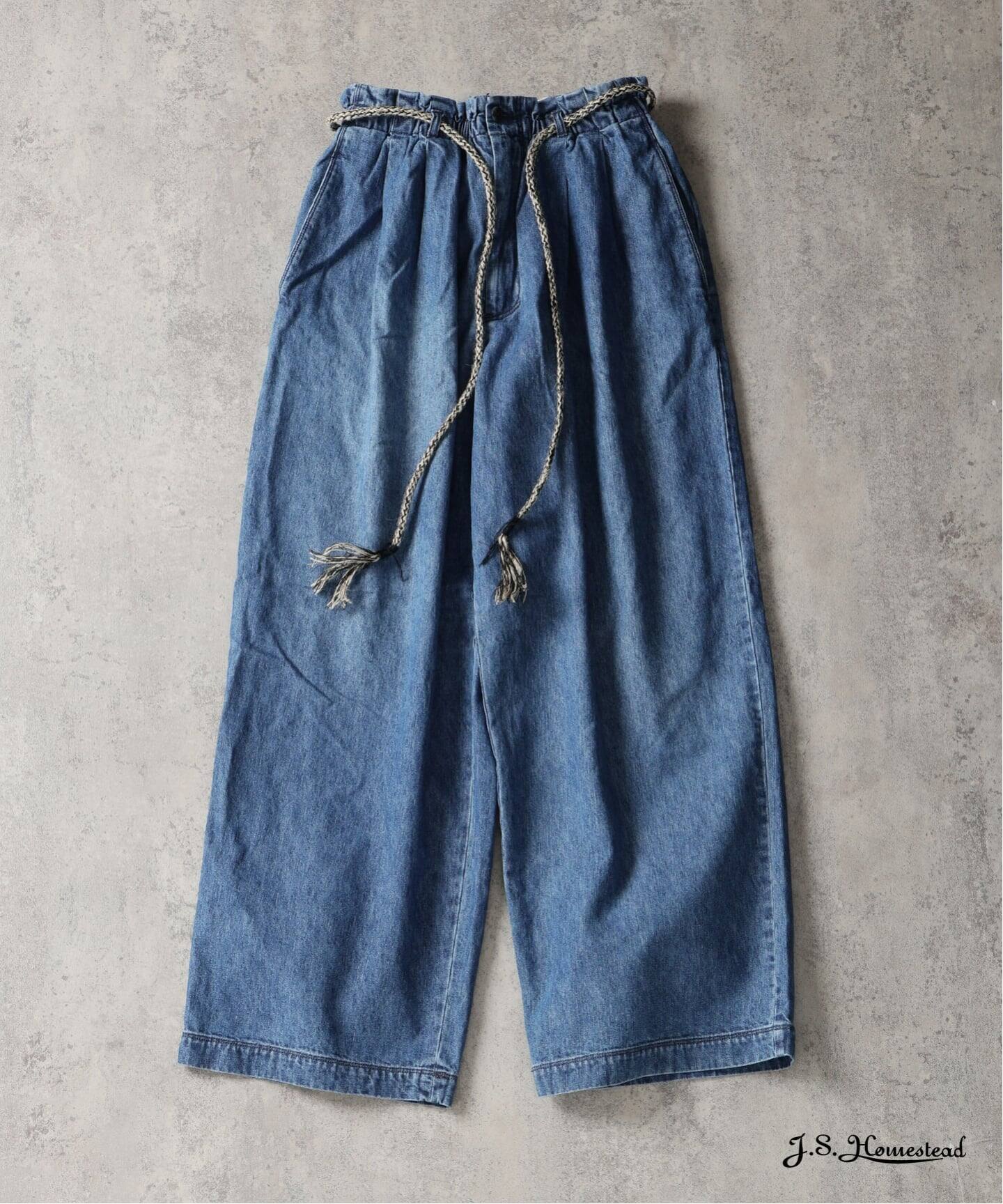 J.S.Homestead / コットン リネン デニム パンツ（デニムパンツ 