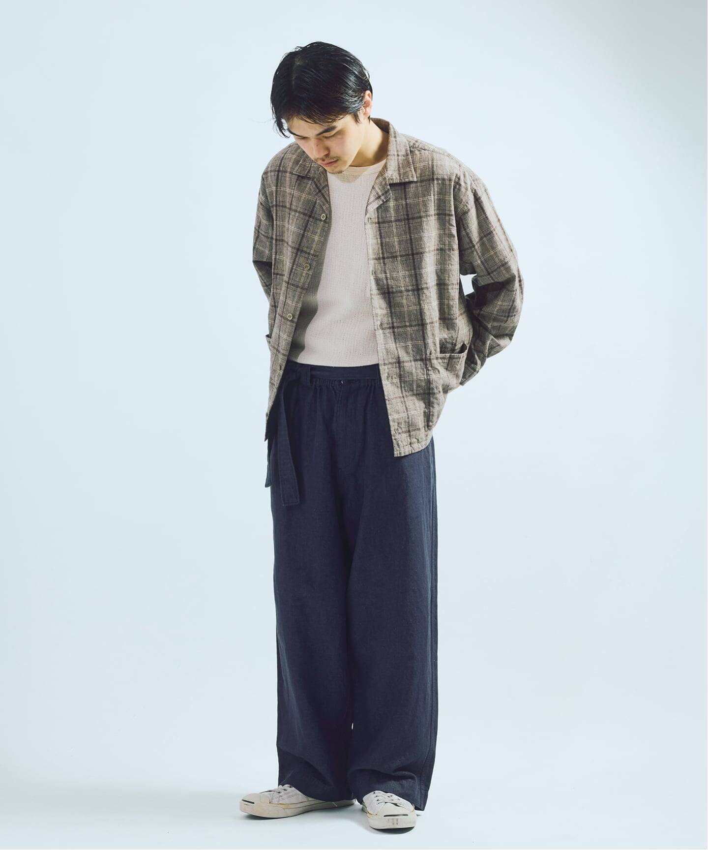 J.S.Homestead / コットンリネン デニム “JUDO” パンツ（デニムパンツ 