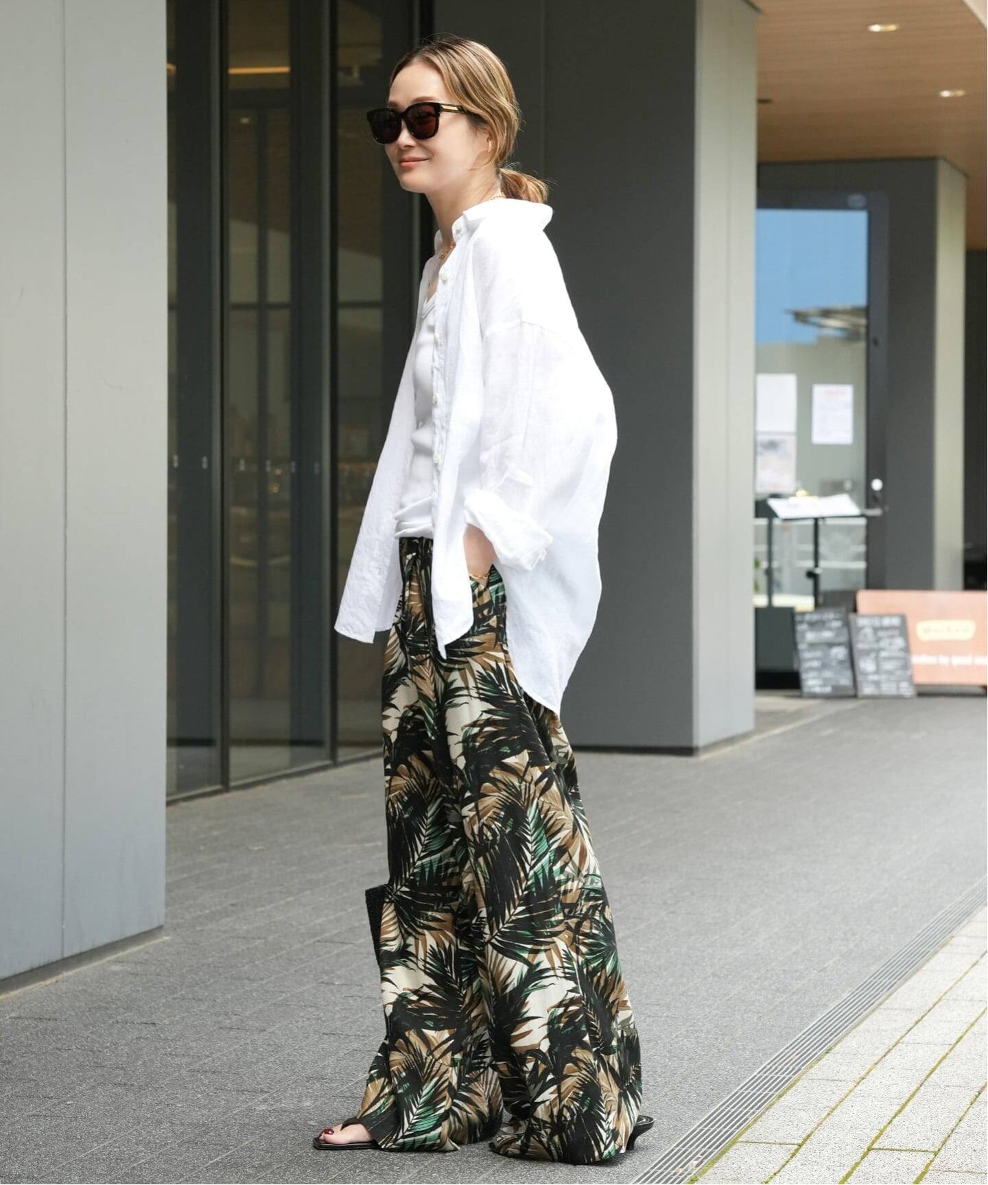 Botanical ワイドパンツ（その他パンツ）｜Deuxieme Classe