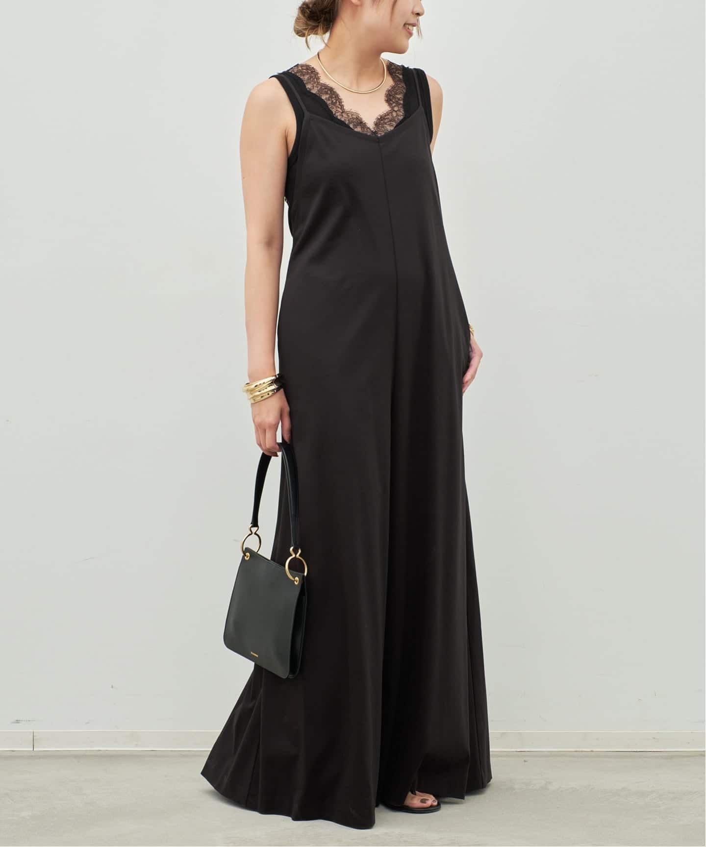 新品 ドゥーズィエムクラス オールインワン カーキ サイズF*OD86 Smooth Baggy Cami オールインワン（つなぎ／オールインワン