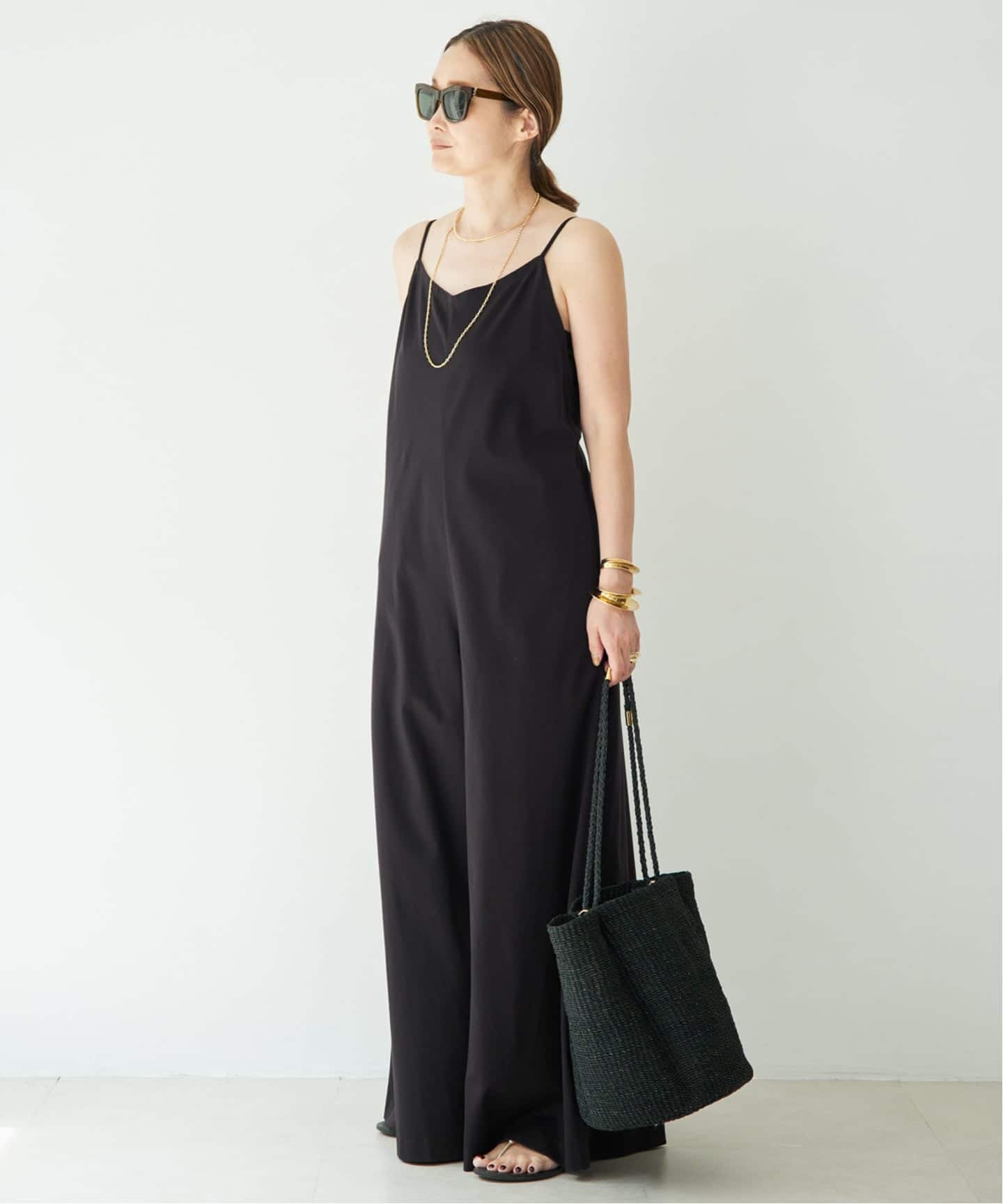 Smooth Baggy Cami オールインワン（つなぎ／オールインワン