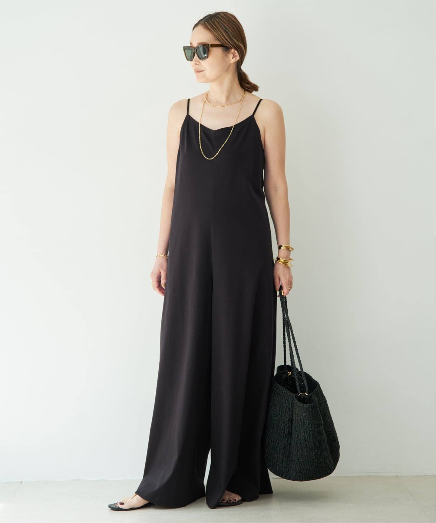 Smooth Baggy Cami オールインワン（つなぎ／オールインワン