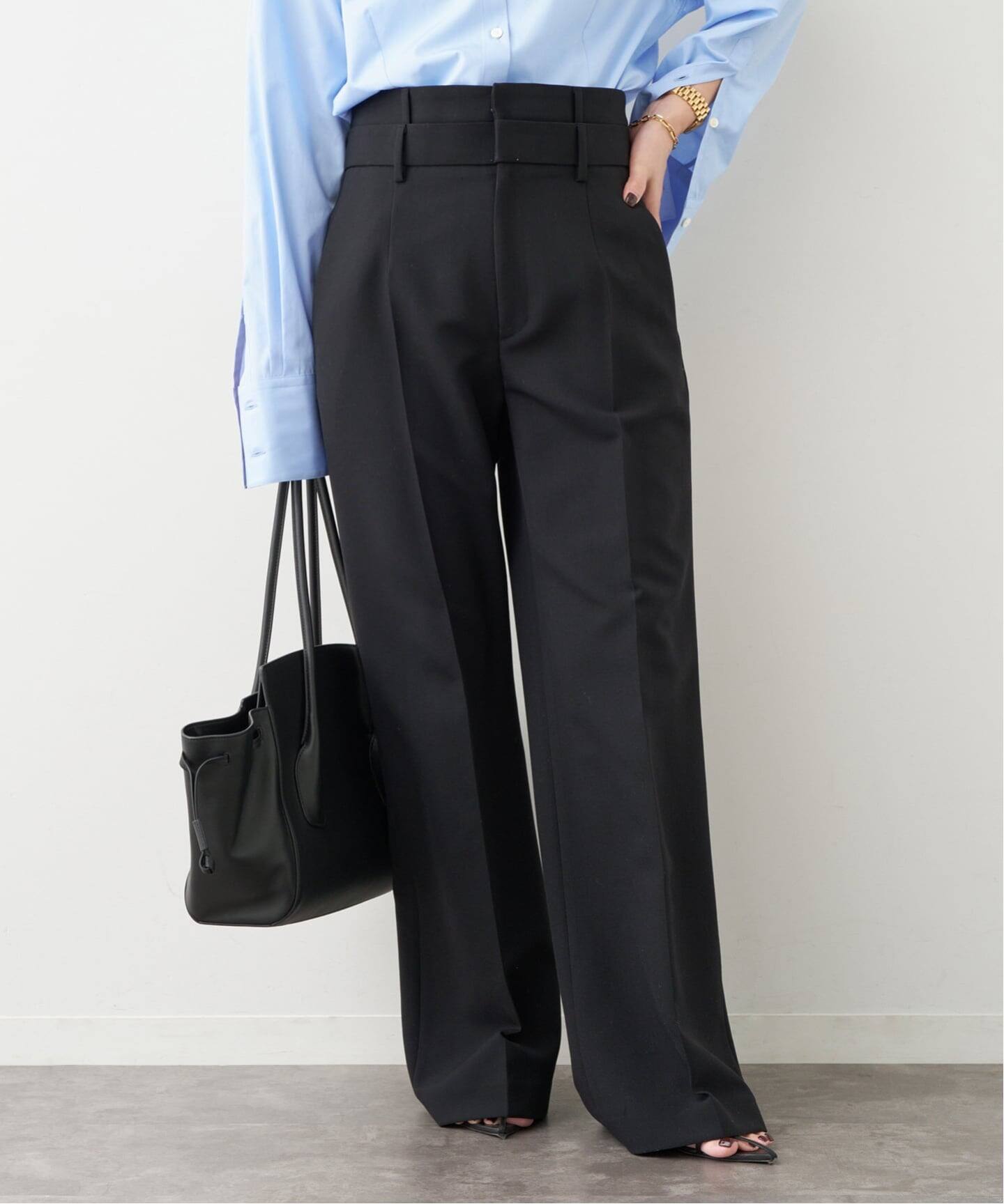 VIVIAN BLACK パンツ（スラックス）｜Deuxieme Classe（ドゥーズィエム