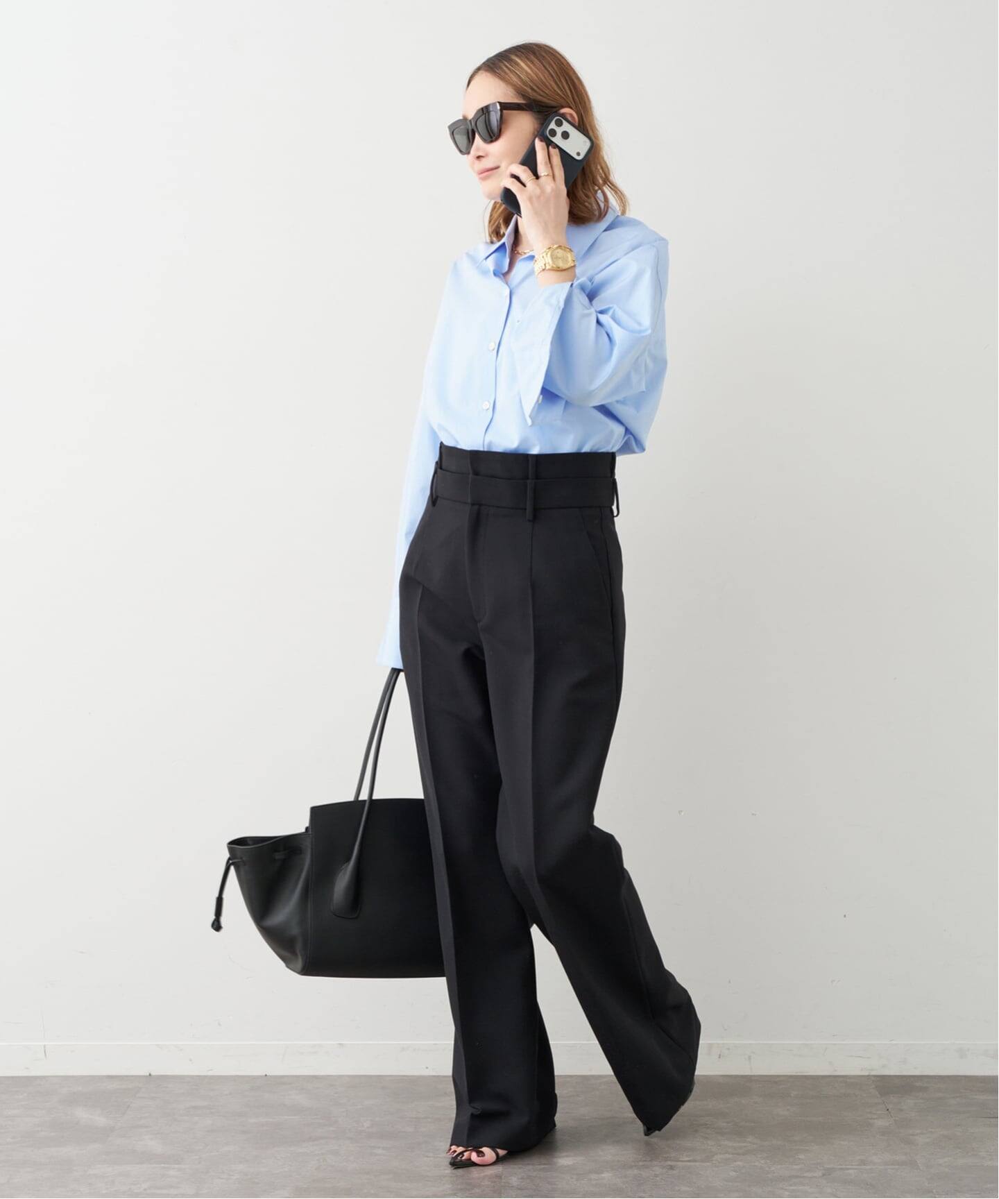 VIVIAN BLACK パンツ（スラックス）｜Deuxieme Classe（ドゥーズィエム