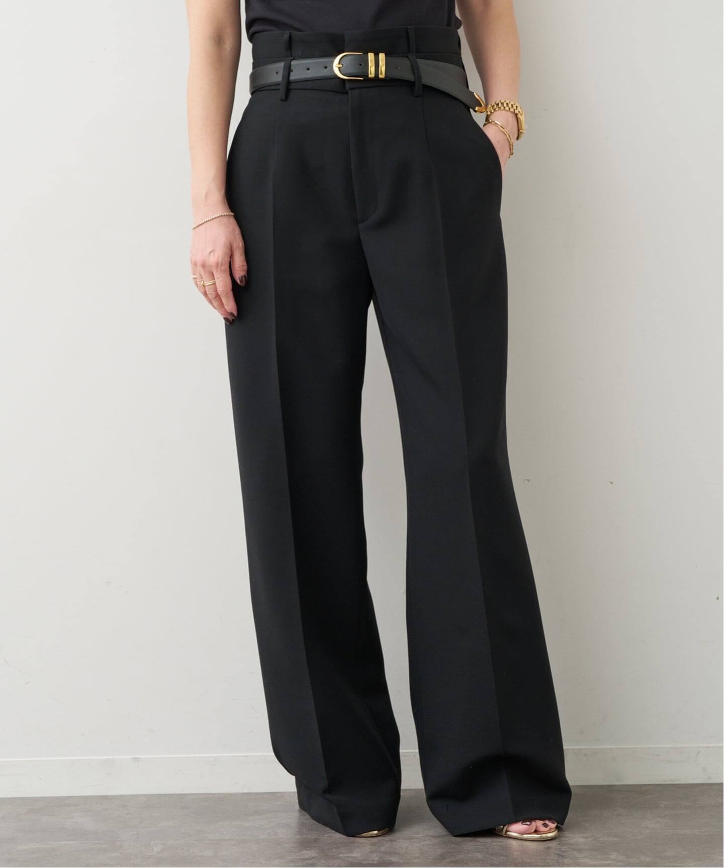 VIVIAN BLACK パンツ（スラックス）｜Deuxieme Classe（ドゥーズィエム